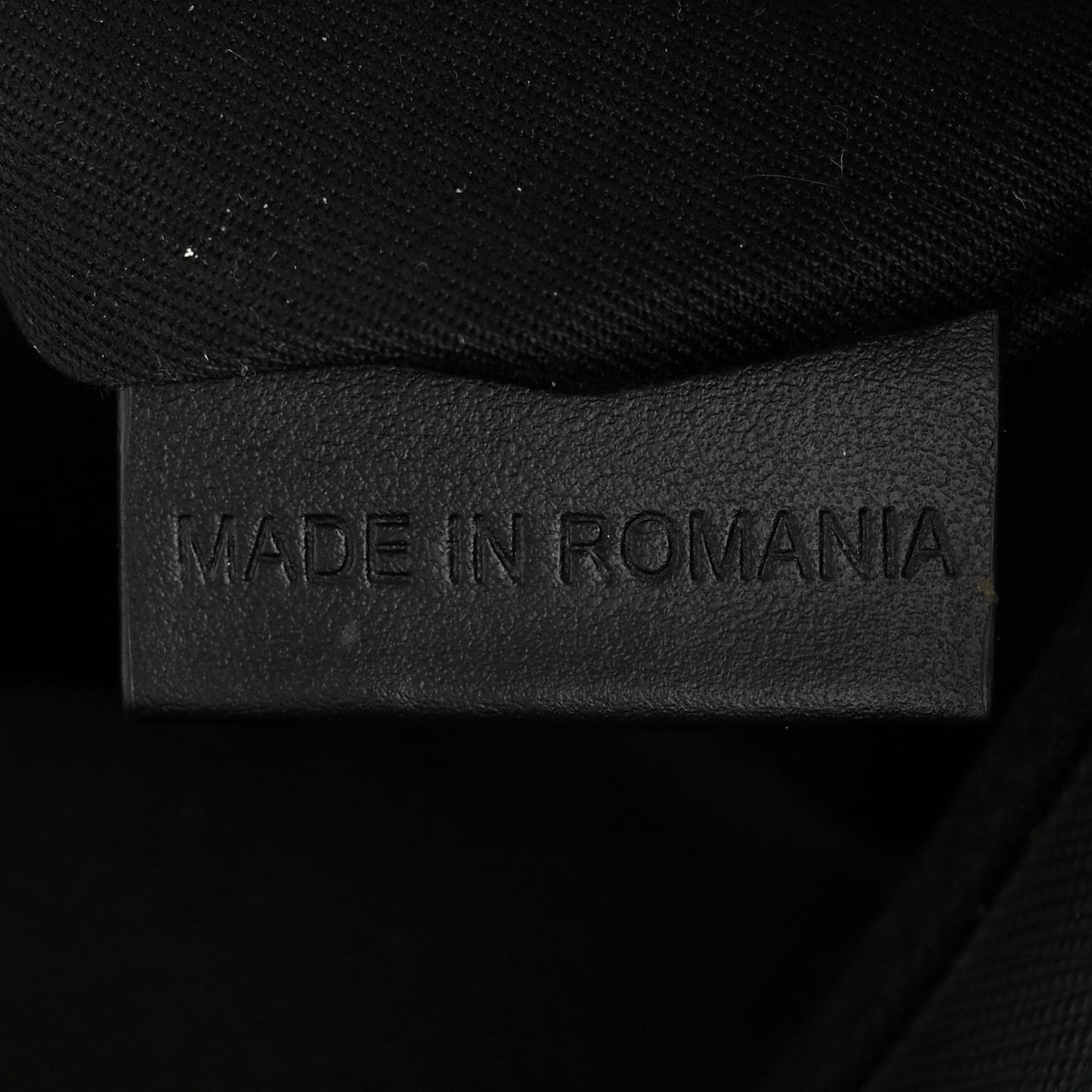 Check Messenger Bag Black