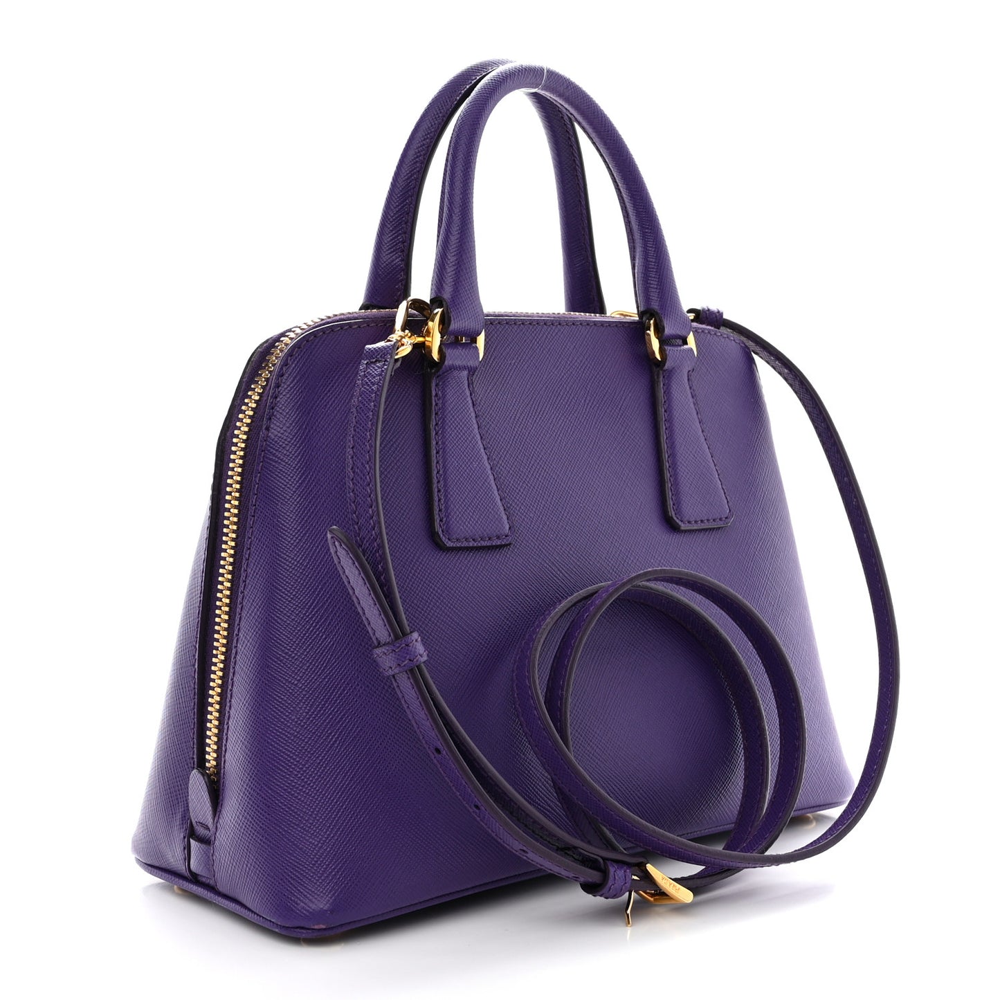 Saffiano Lux Small Promenade Tote Bluette Viola