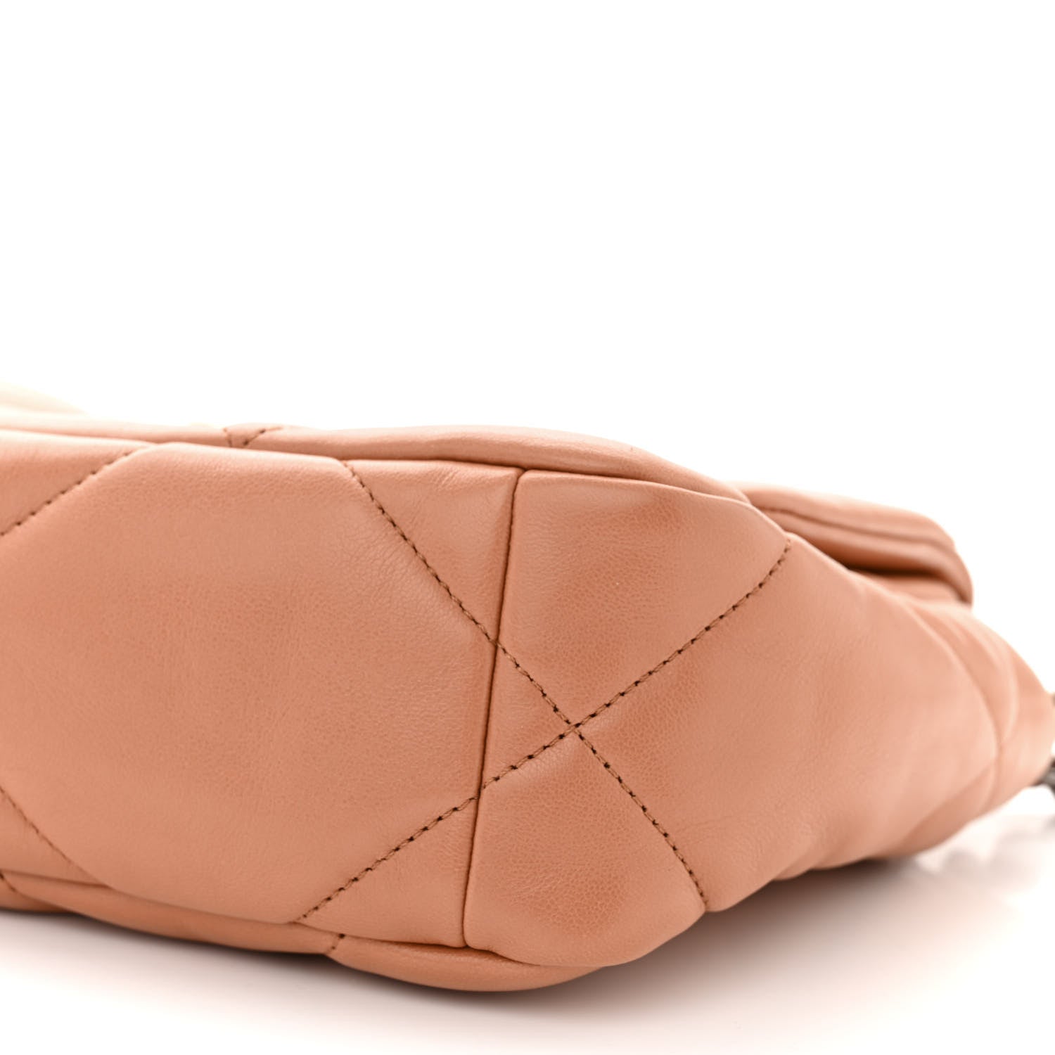 Chanel Lambskin Quilted Medium Chanel 19 Flap Brown 10 of 11