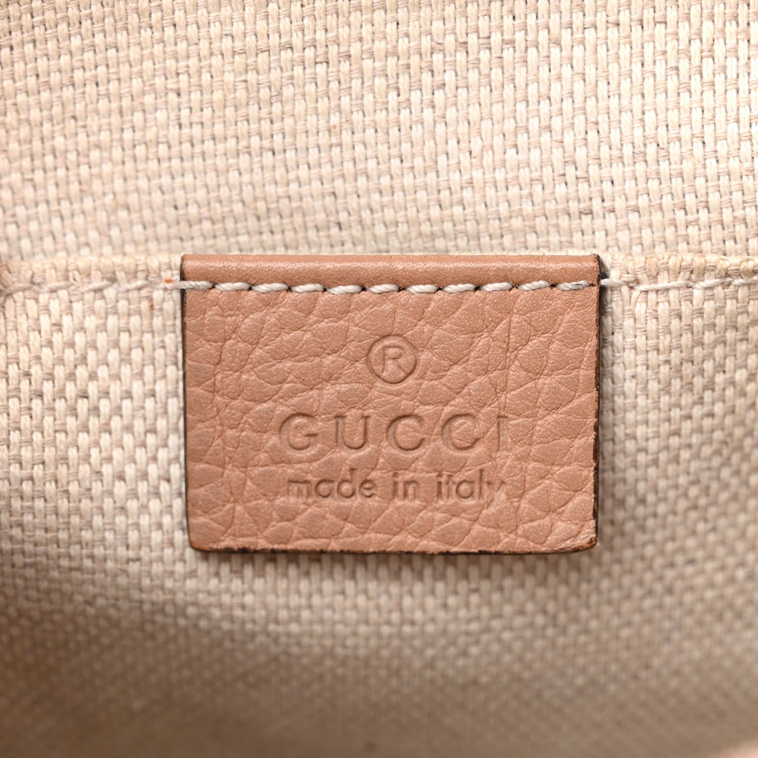 Gucci Pebbled Calfskin Small Soho Disco Bag Camelia 6 of 14