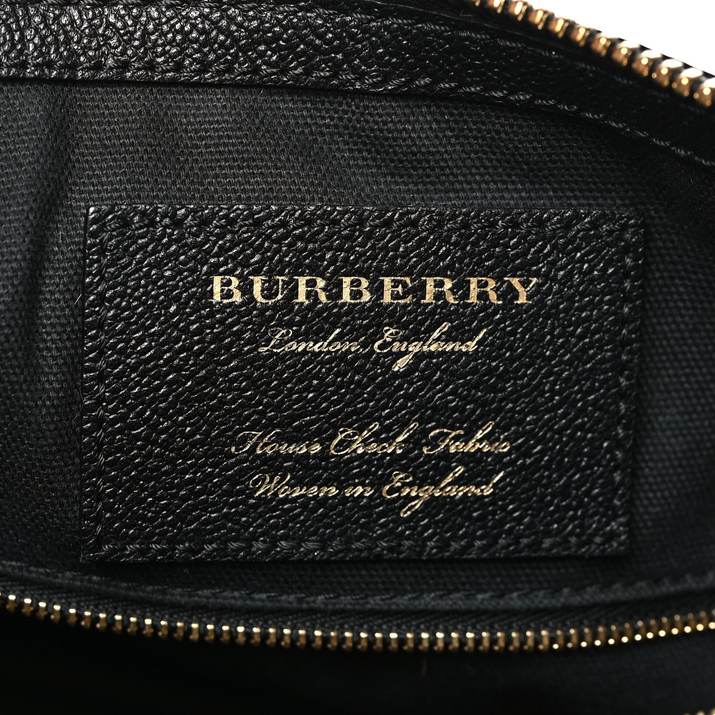Soft Grain Calfskin House Check Small Helmsley Crossbody Black