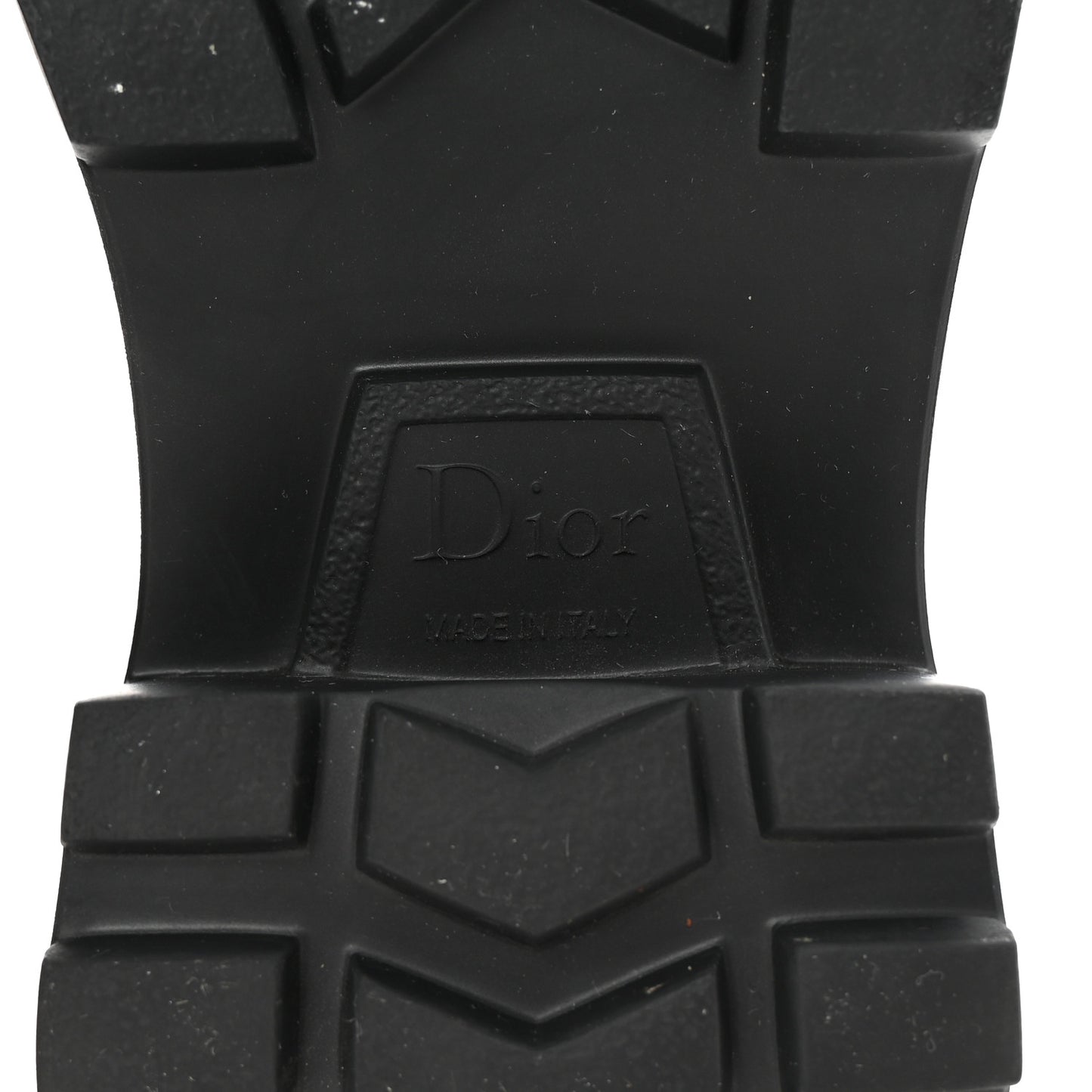 Brushed Calfskin Dior Code Lug Sole Platform 35mm Loafers 38.5 Black