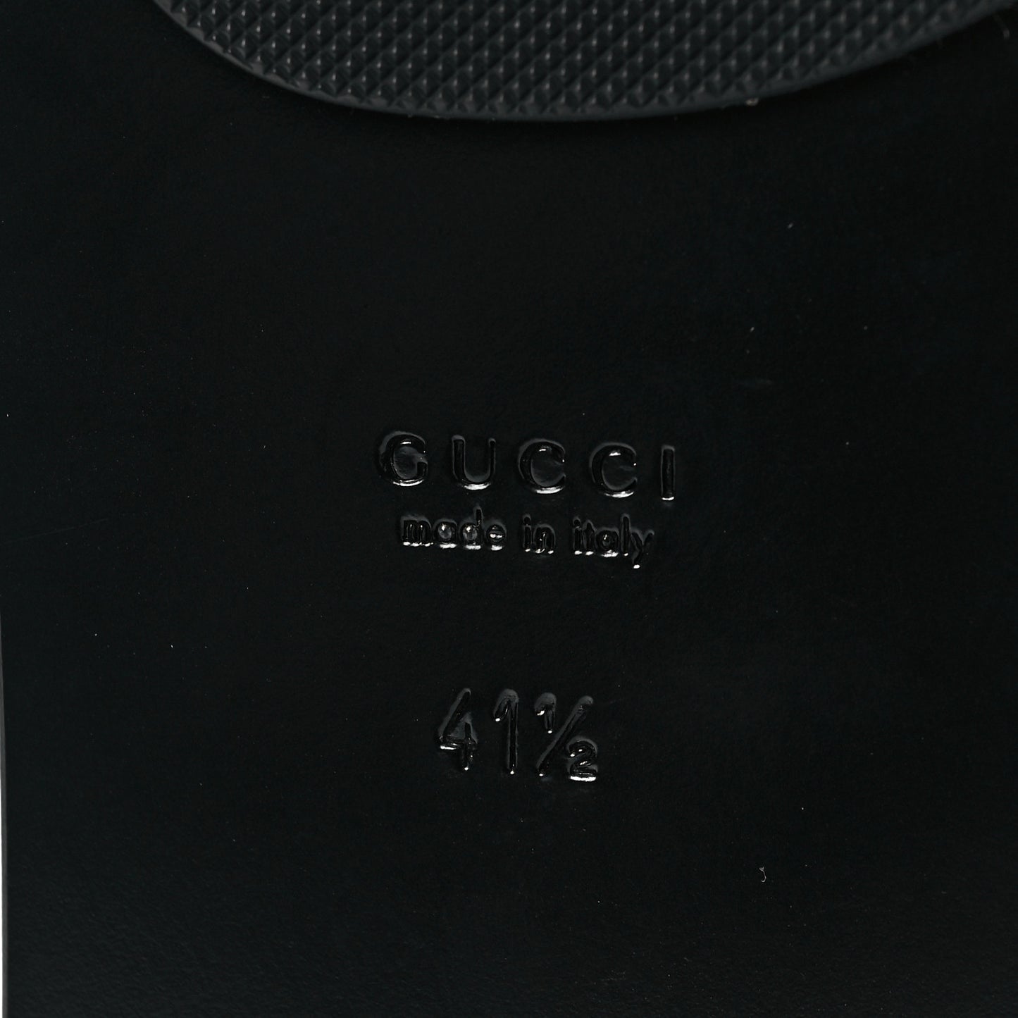 Calfskin GG Marmont Thong Sandals 41.5 Black