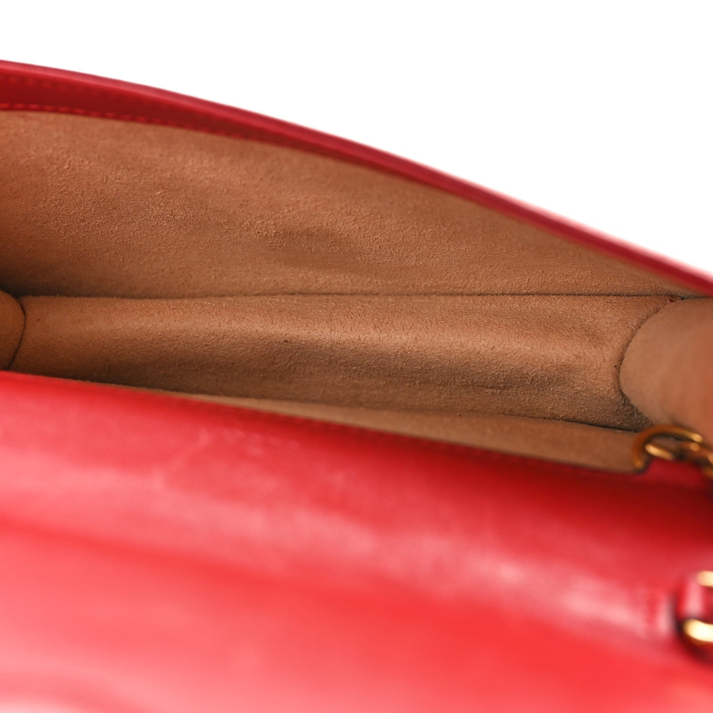 Calfskin Matelasse GG Marmont Mini Bag Hibiscus Red