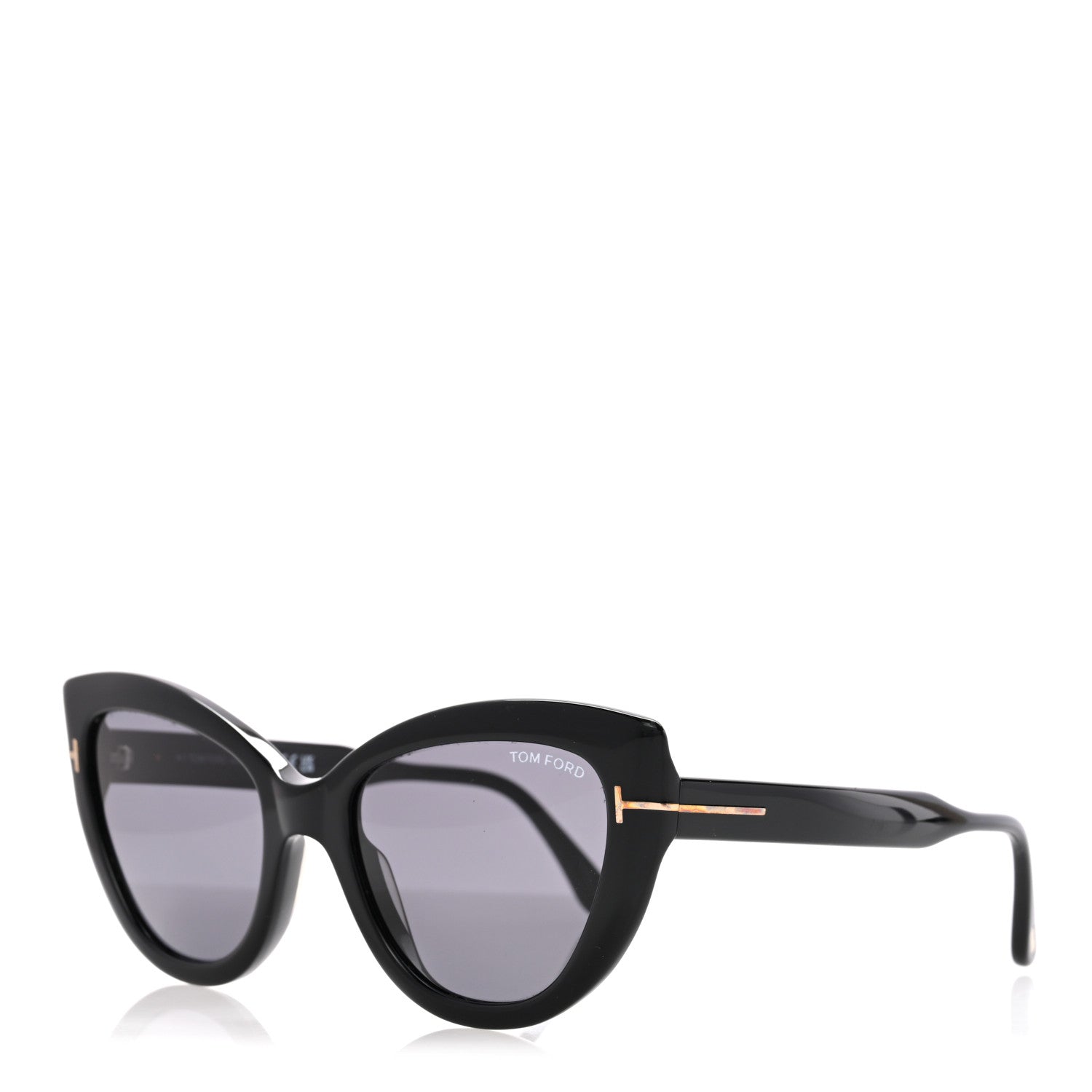 Tom Ford Acetate Anya Cat Eye Sunglasses TF762 Black 1808295
