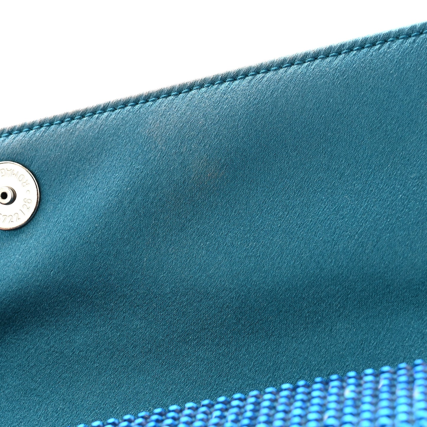Swarovski Crystal Fizzy Clutch Blue