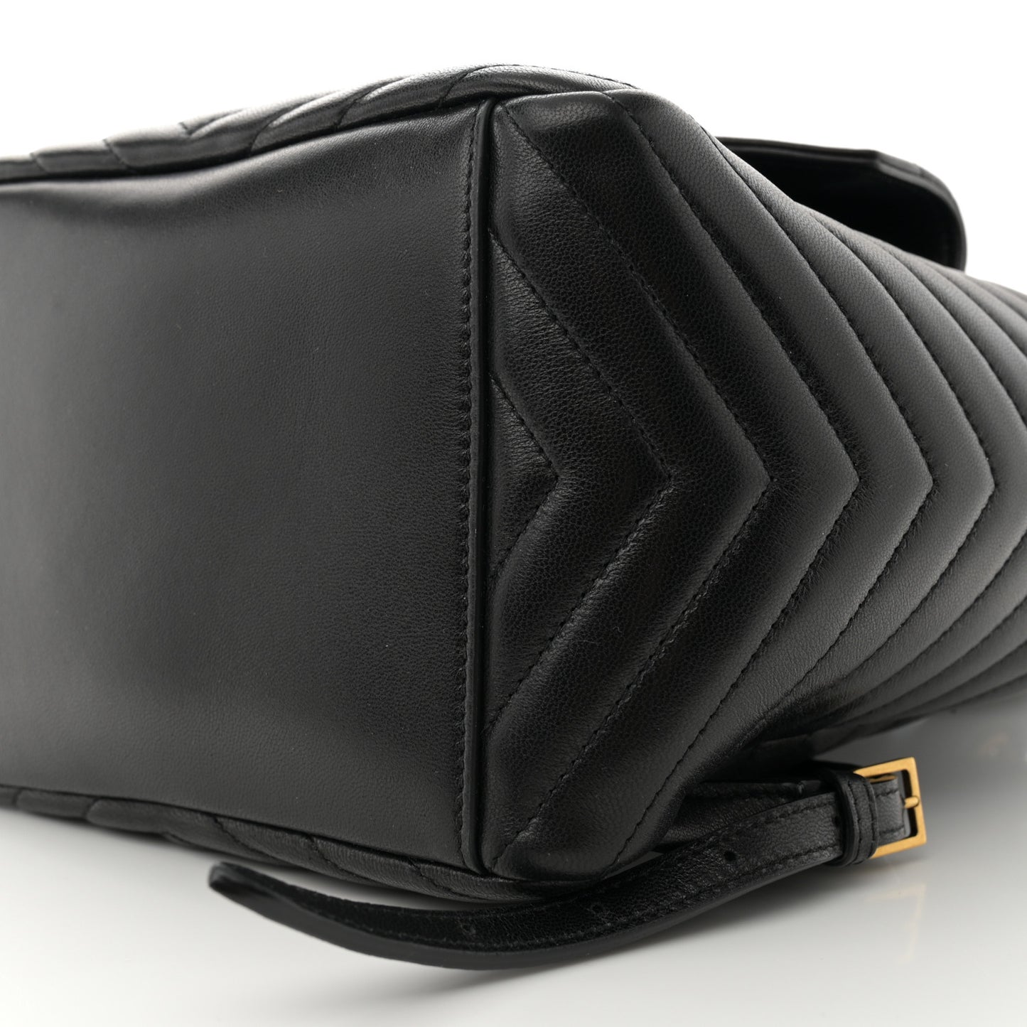 Lambskin Matelasse Monogram Joe Backpack Black