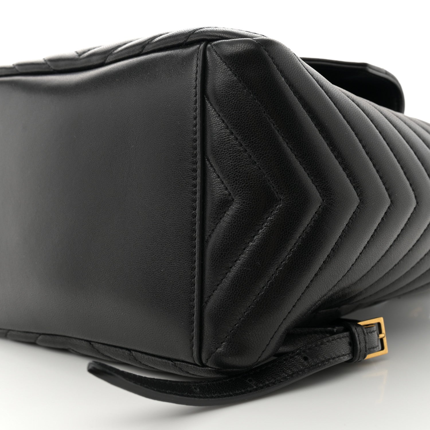 Saint Laurent Lambskin Matelasse Monogram Joe Backpack Black 10 of 11