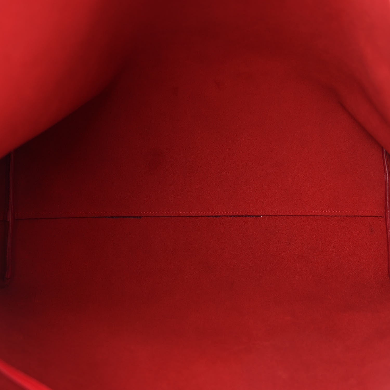 Saint Laurent Calfskin Large Shopping Tote Rouge Eros 6 of 13