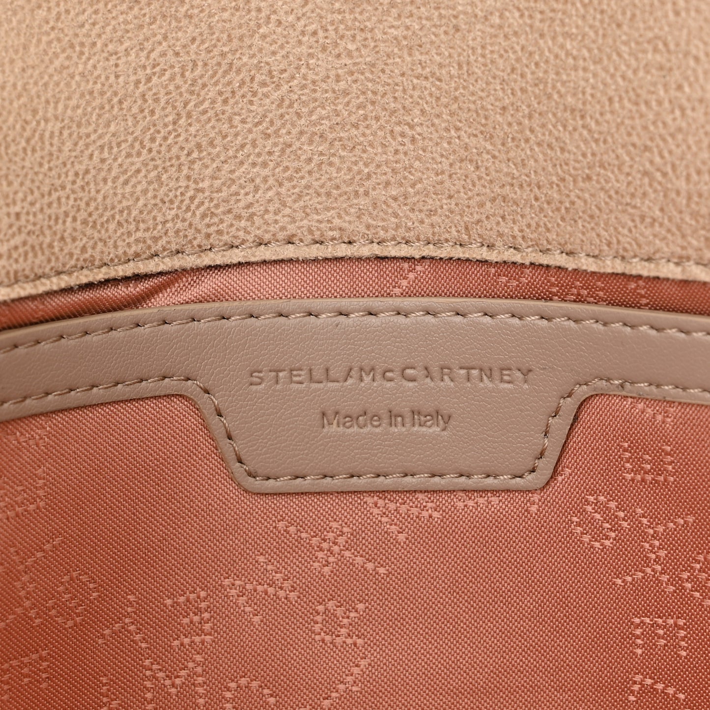 Shaggy Deer Mini Falabella Crossbody Bag Beige