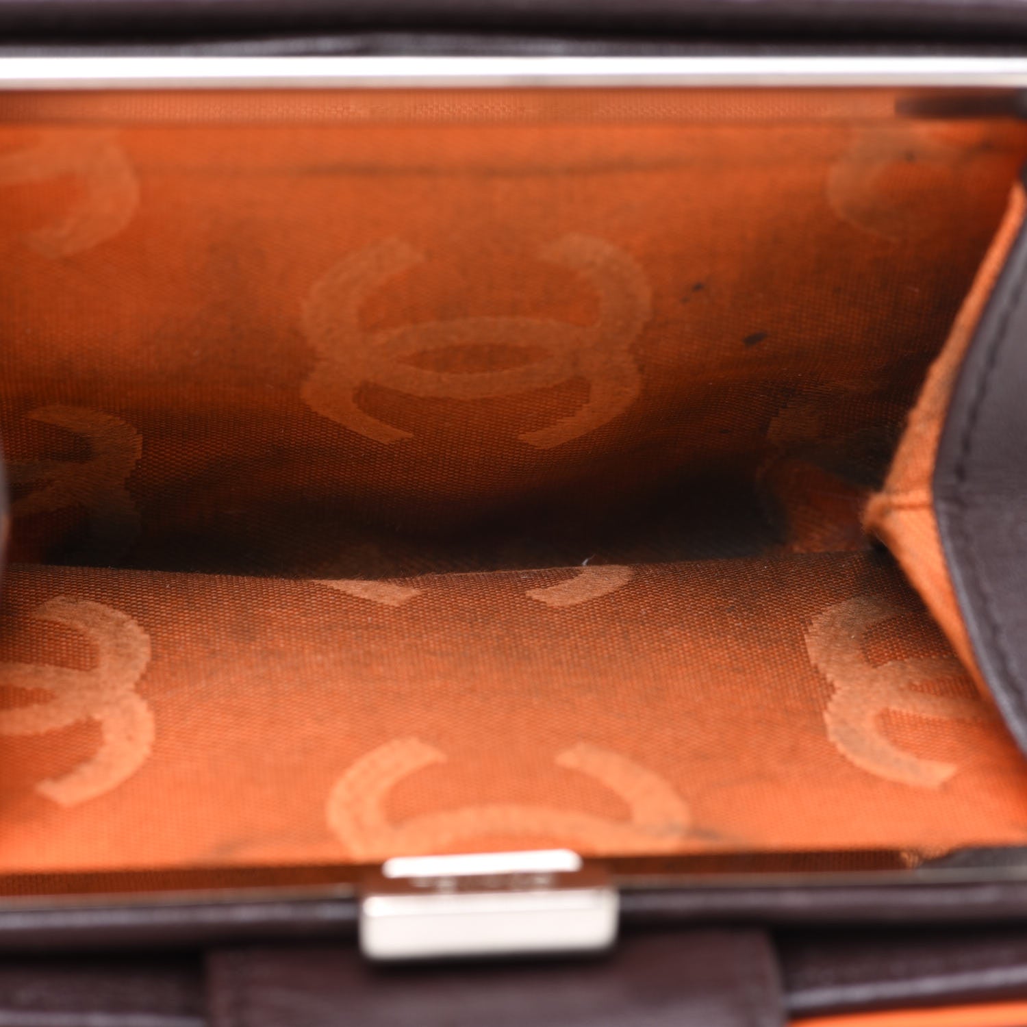 Chanel Calfskin Quilted Cambon Bi-fold Wallet Brown 7 of 10