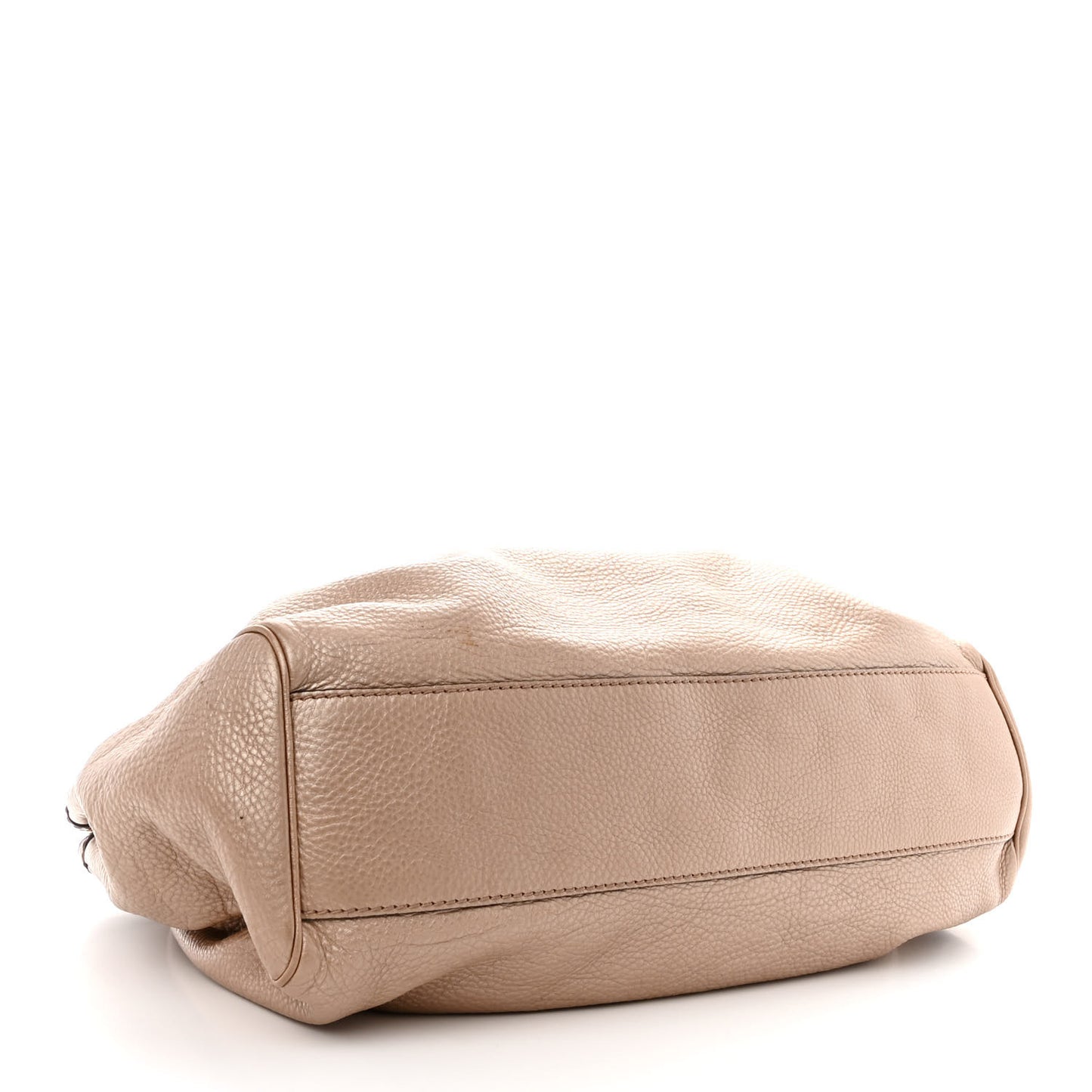 Metallic Cellarius Calfskin Large Sukey Tote Winter Rose