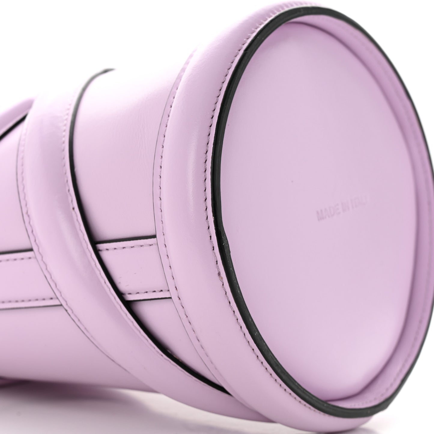 Calfskin The Curve Small Shoulder Bag Lilac