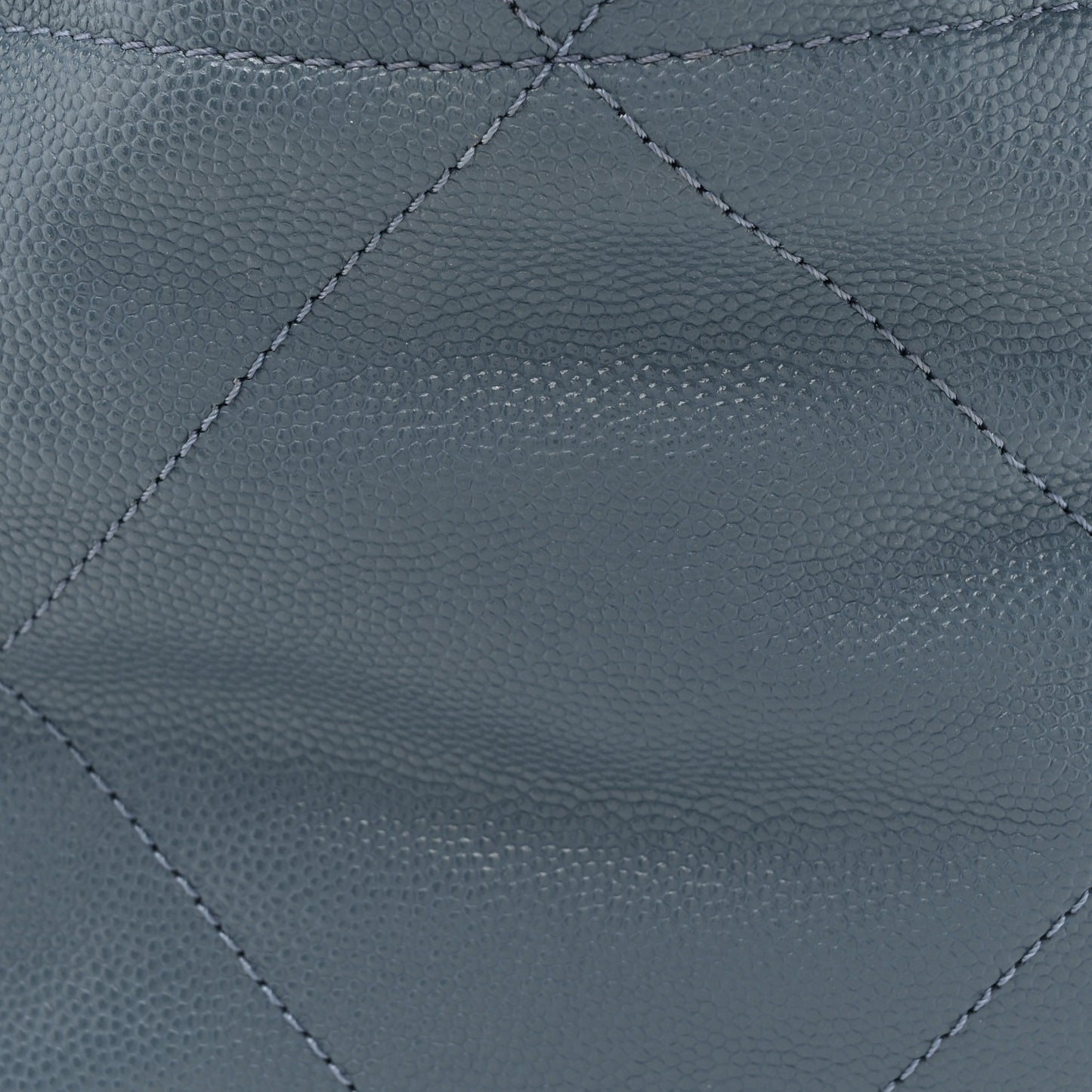 Shiny Caviar Quilted Monochrome Mini Chanel 22 Blue
