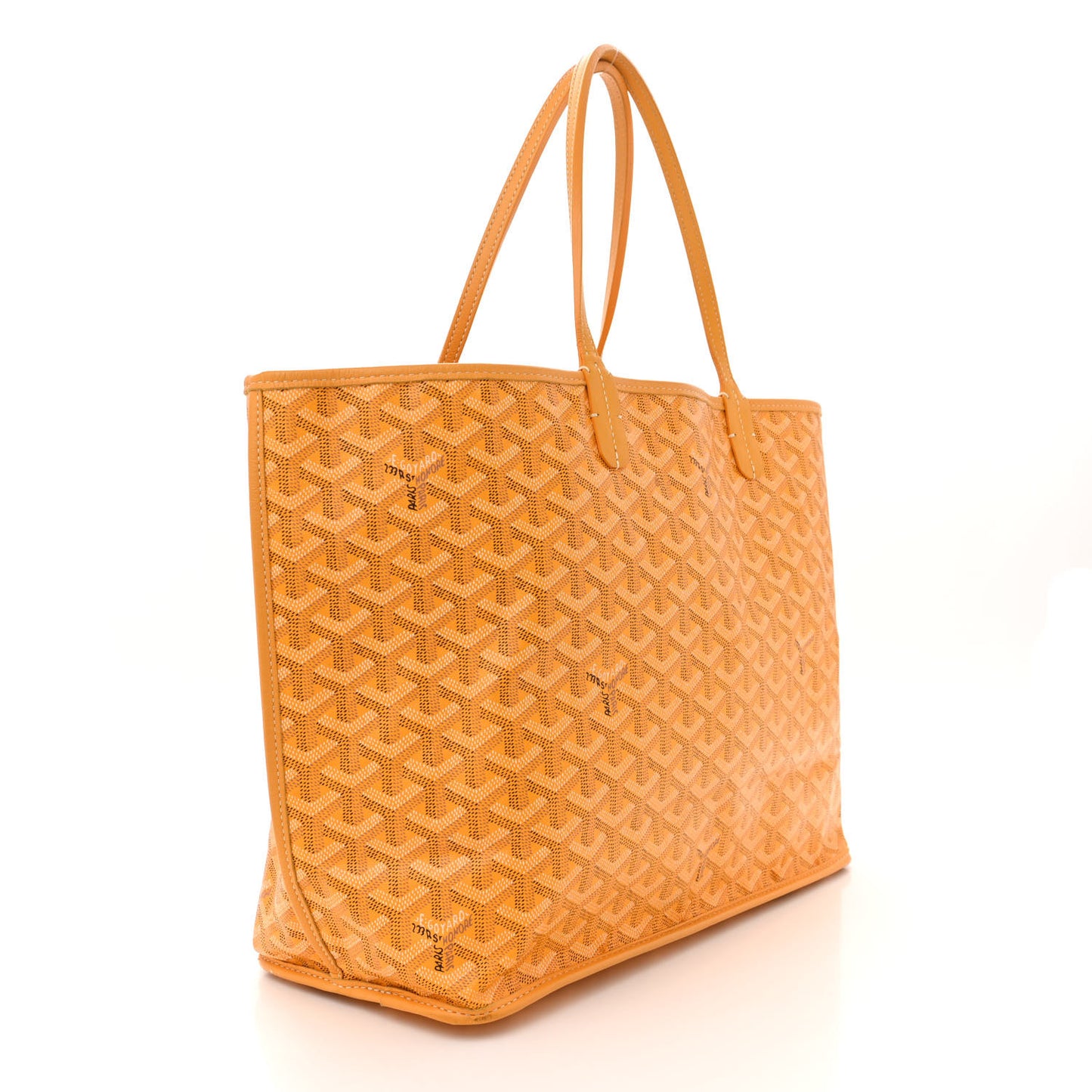 Goyardine Reversible Anjou PM Yellow