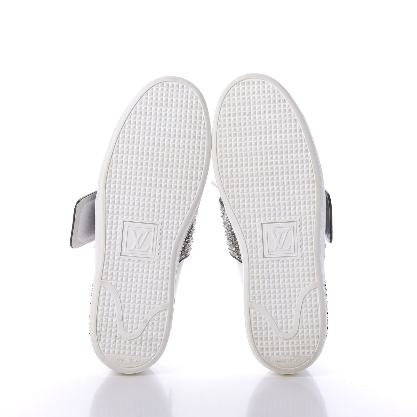 Calfskin Monogram Frontrow Sneaker 38.5 White