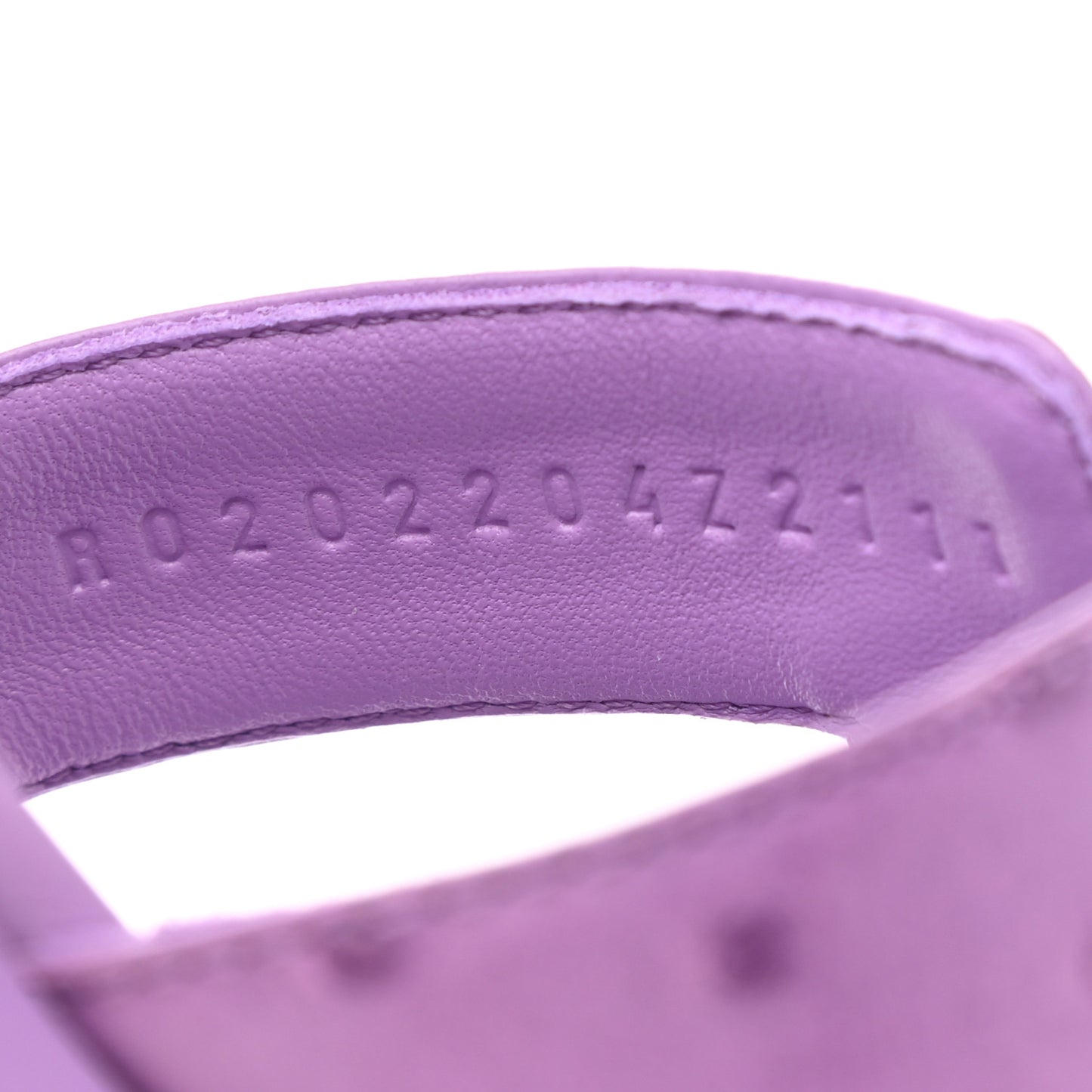 Ostrich Oran Sandals 36 Violet