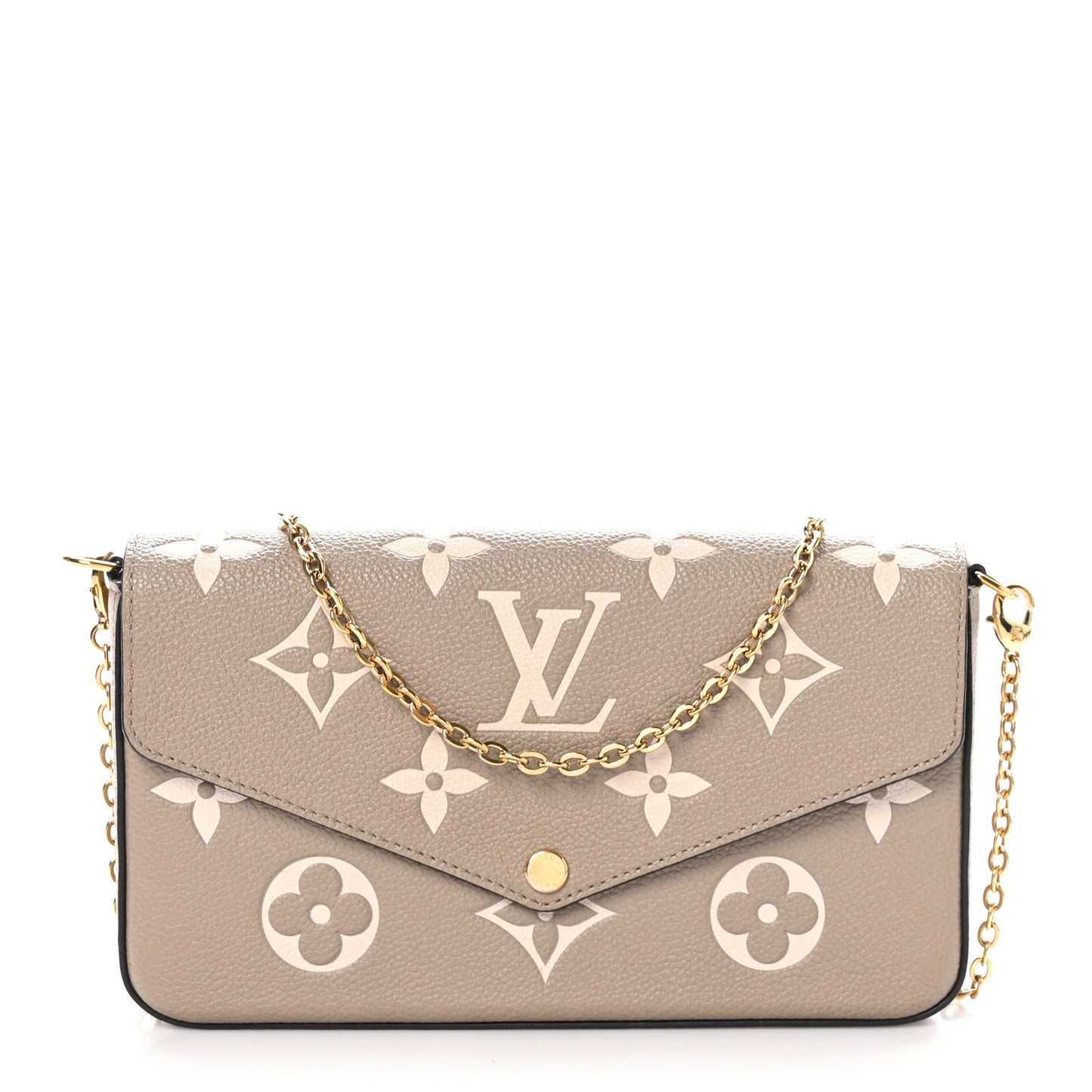 Empreinte Monogram Giant Felicie Pochette Tourterelle Creme