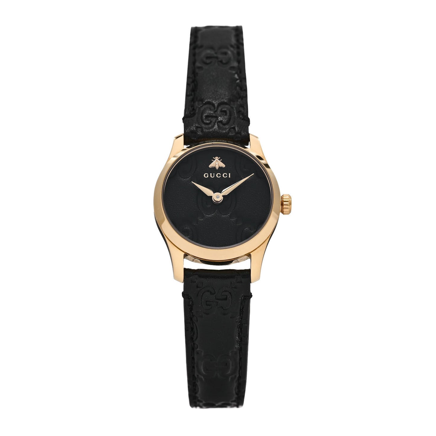 Stainless Steel Calfskin 27mm G-Timeless Quartz Watch Black