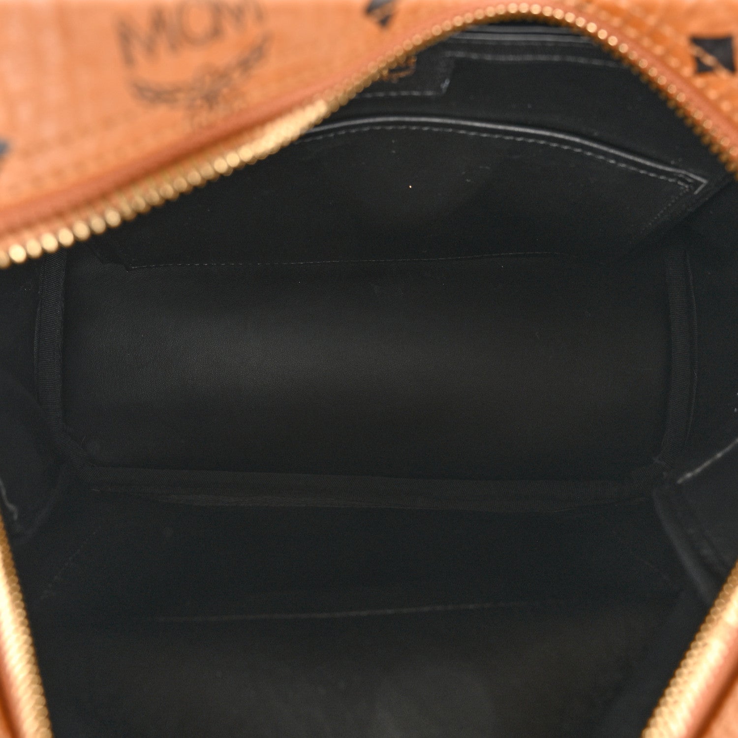 MCM Visetos Small Side Stud Stark Backpack Cognac 5 of 15