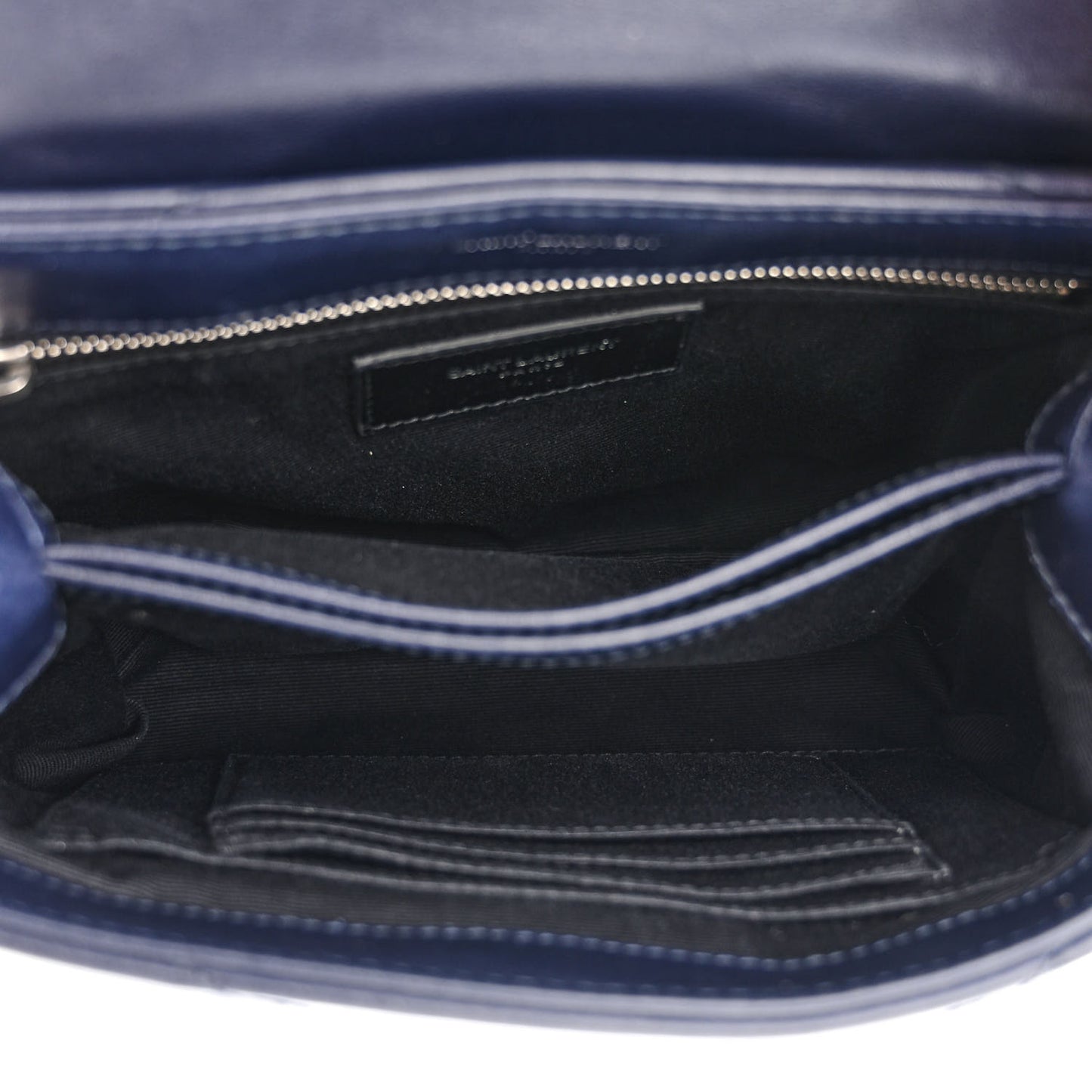 Calfskin Y Quilted Monogram Toy Loulou Chain Satchel Medium Blue
