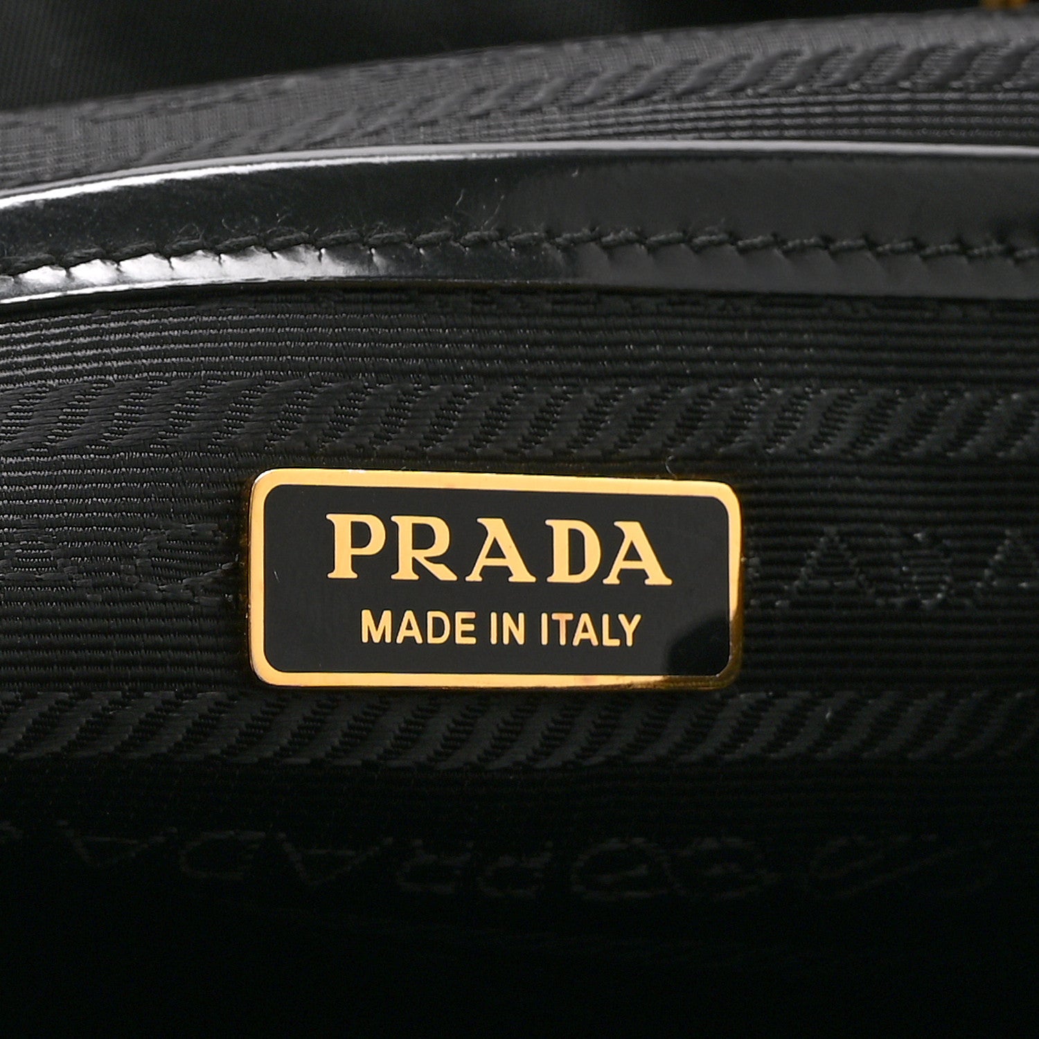 Prada Re-Nylon Tessuto Brushed Calfskin Backpack Black 6 of 11