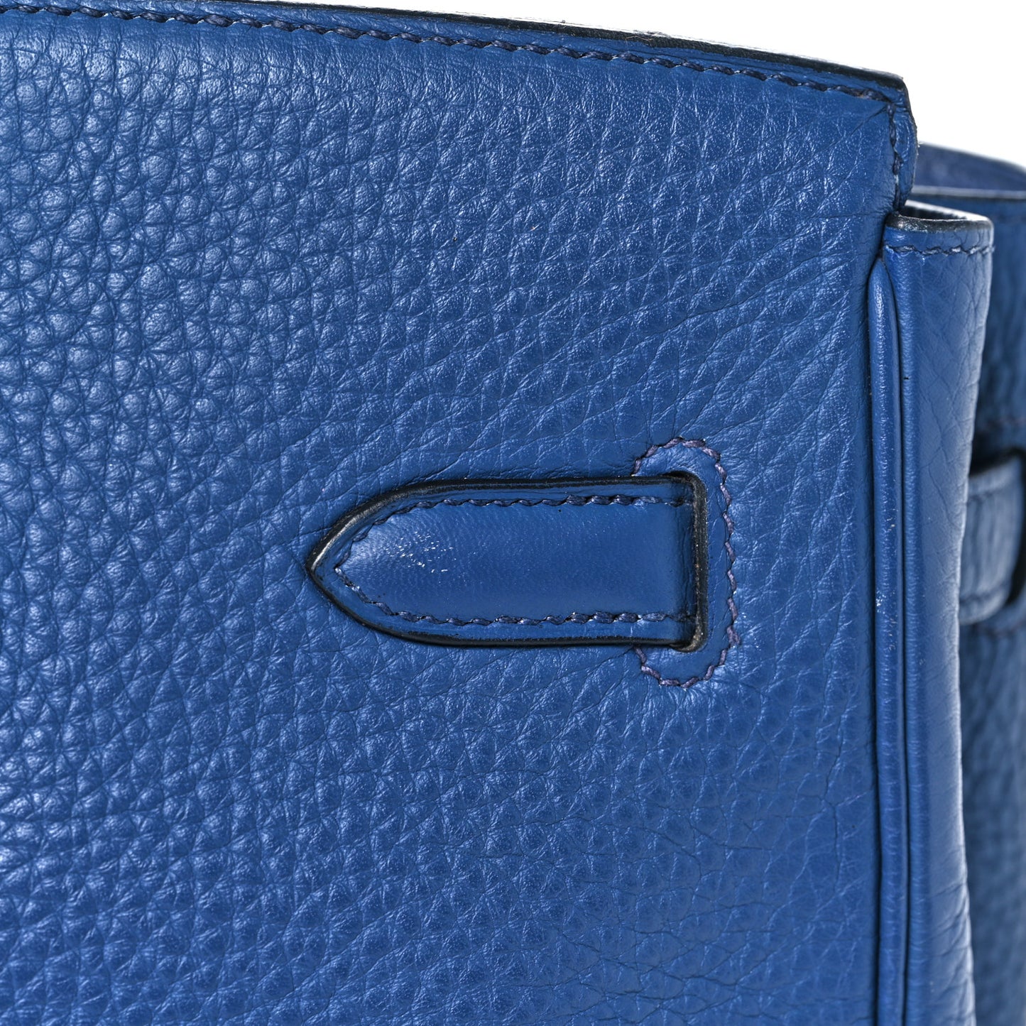 Taurillon Clemence Birkin 35 Bleu Brighton