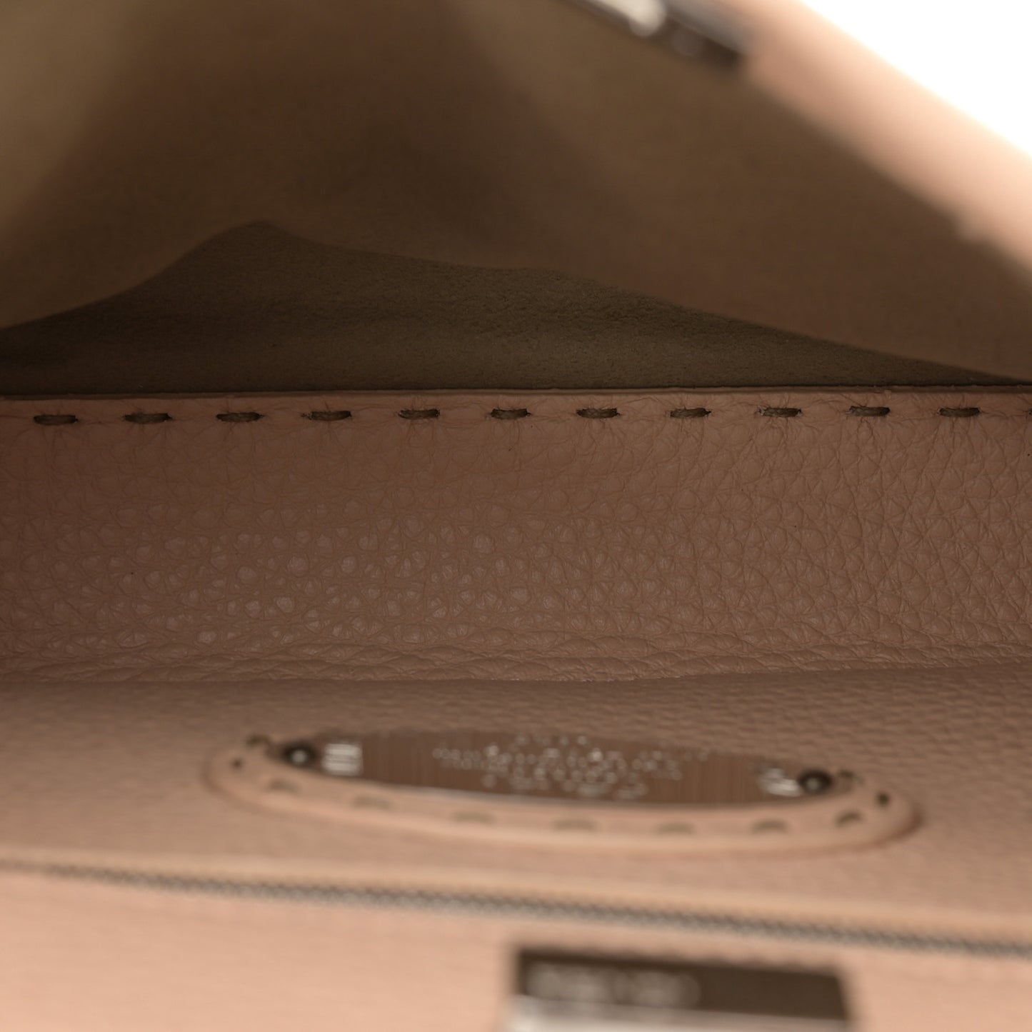 Cuoio Romano Snakeskin Selleria Mini Peekaboo Iconic Satchel Plaster