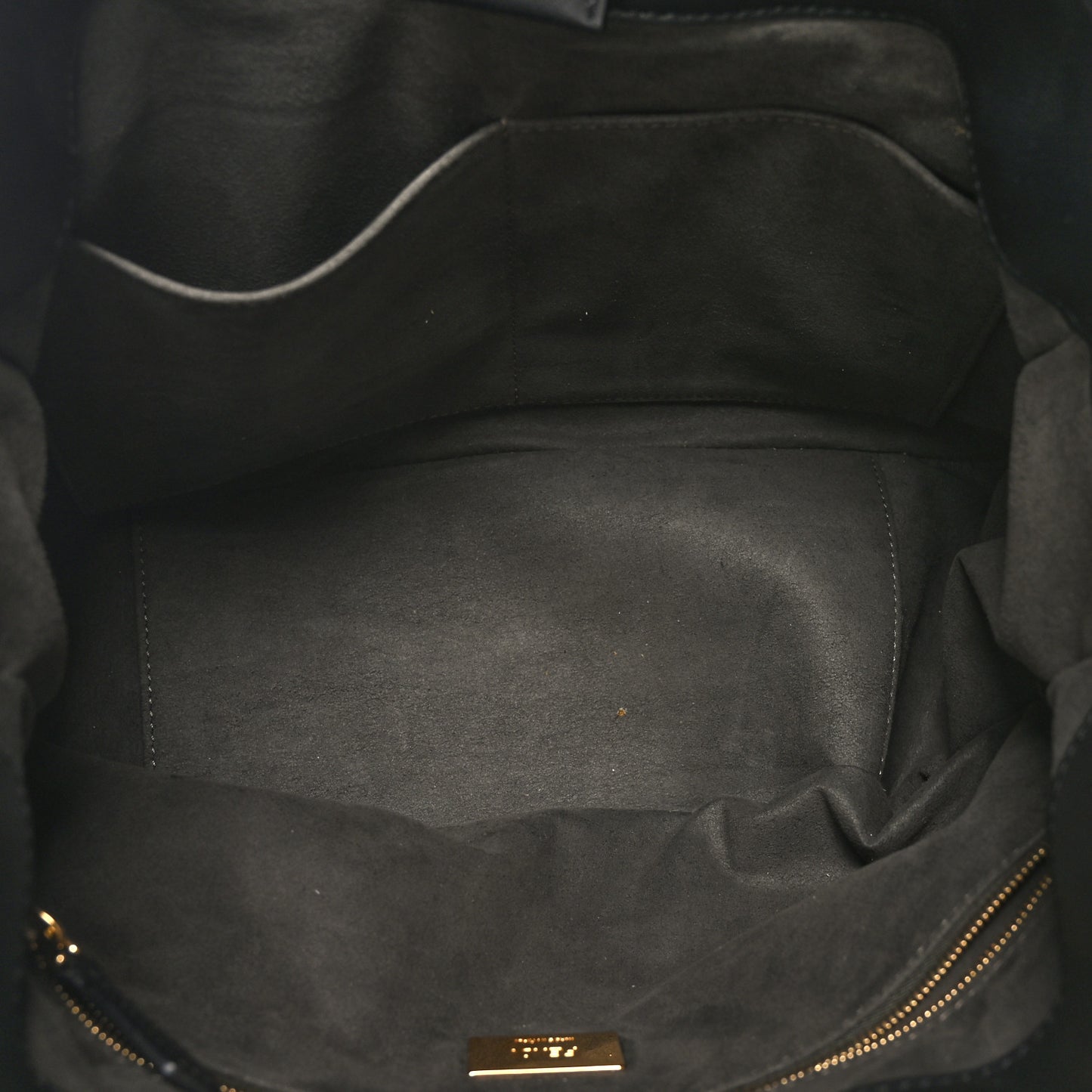 Nappa FF 1974 Embossed Small FF Tote Black