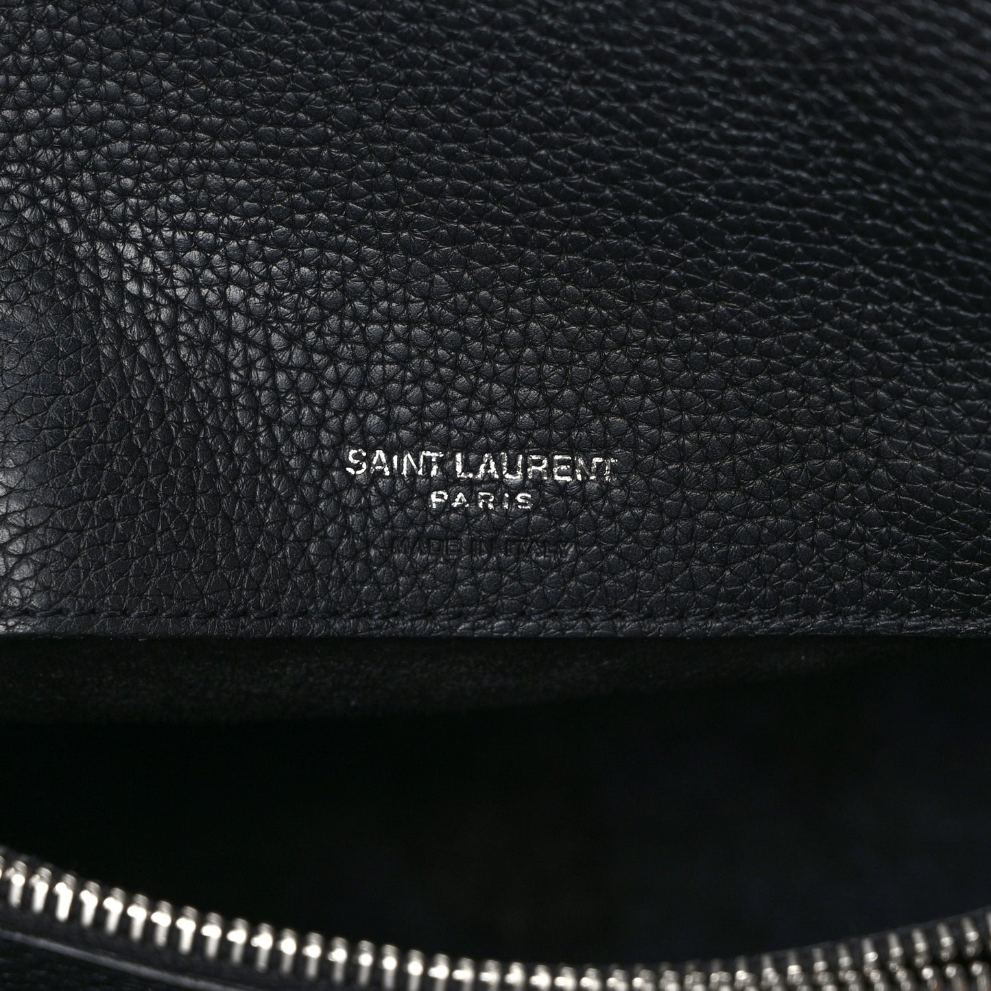 Grained Calfskin Baby Sac De Jour Souple Black