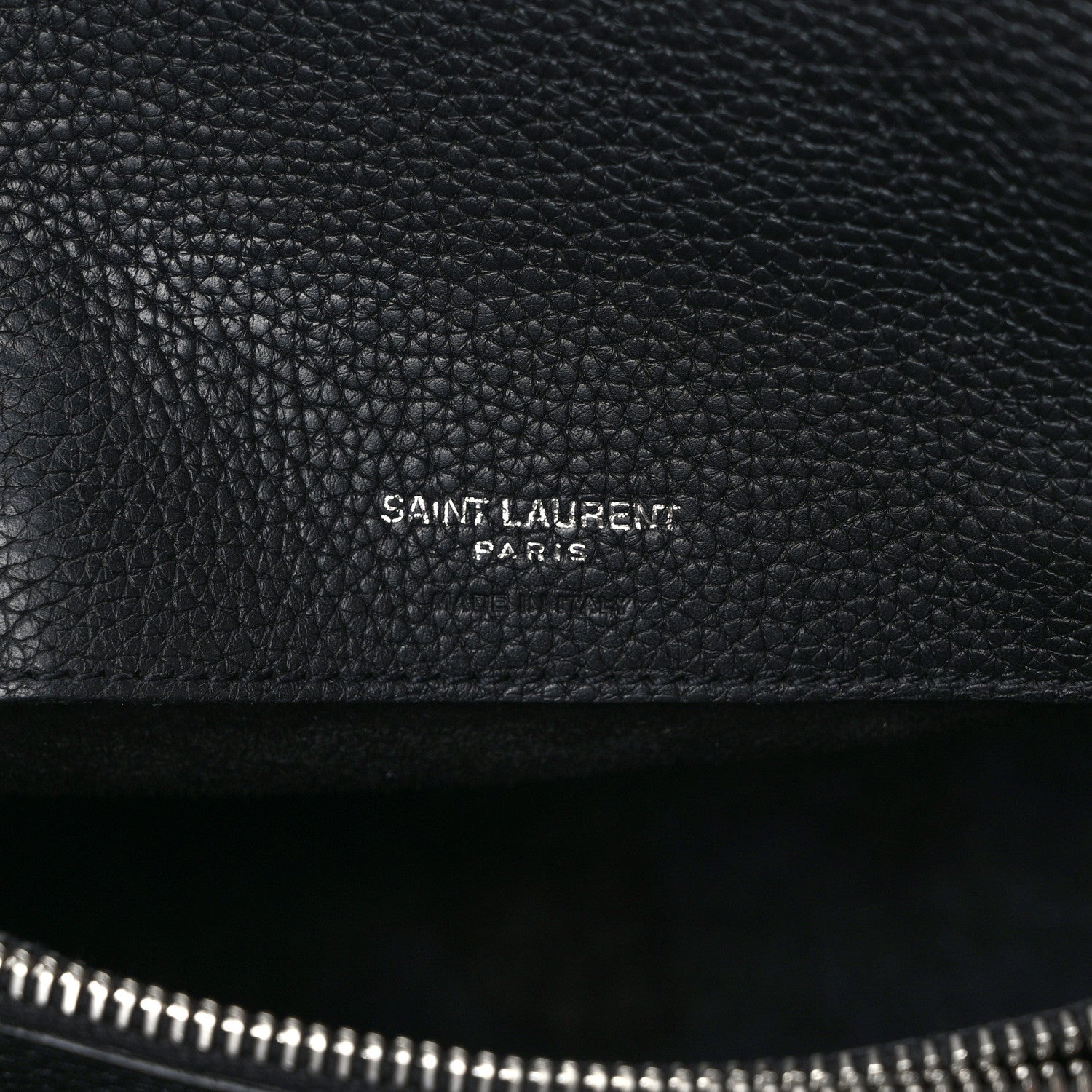 Saint Laurent Grained Calfskin Baby Sac De Jour Souple Black 6 of 11