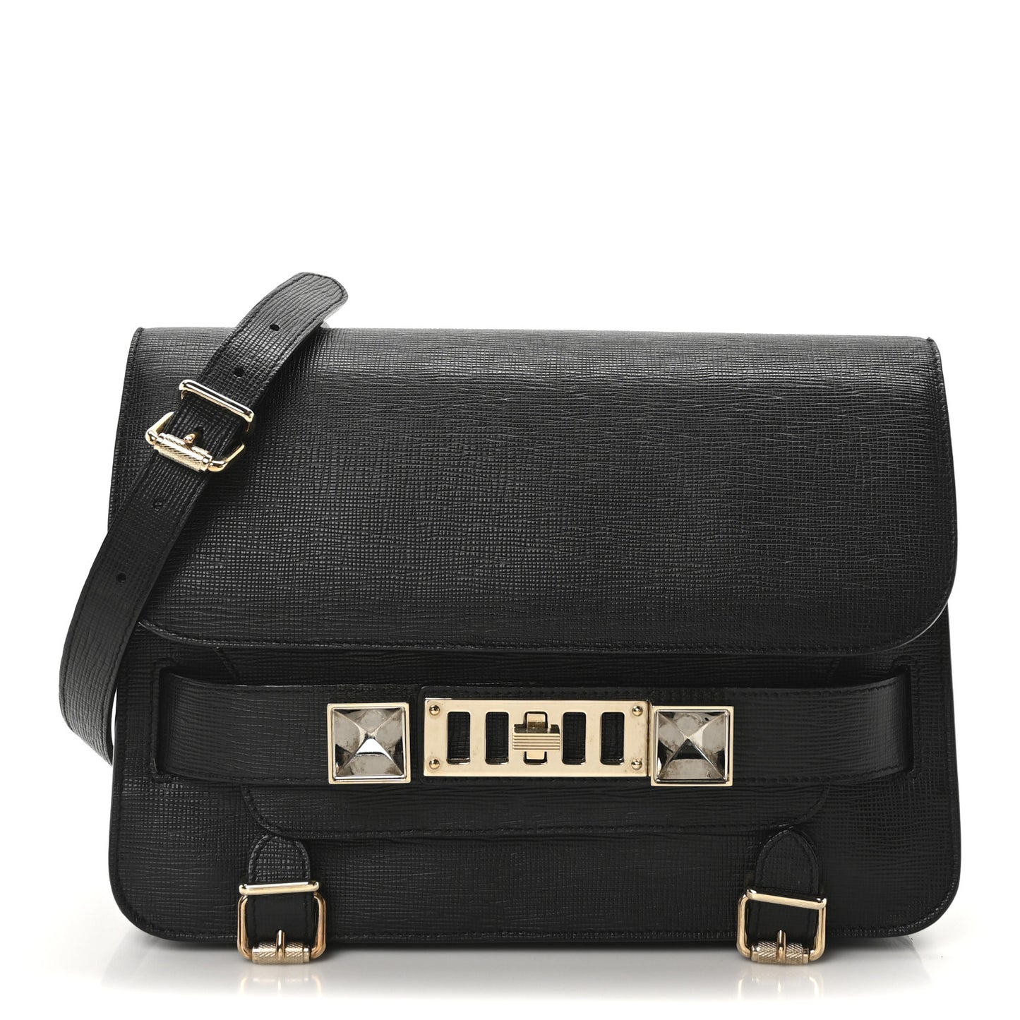 New Linosa PS11 Classic Shoulder Bag Black