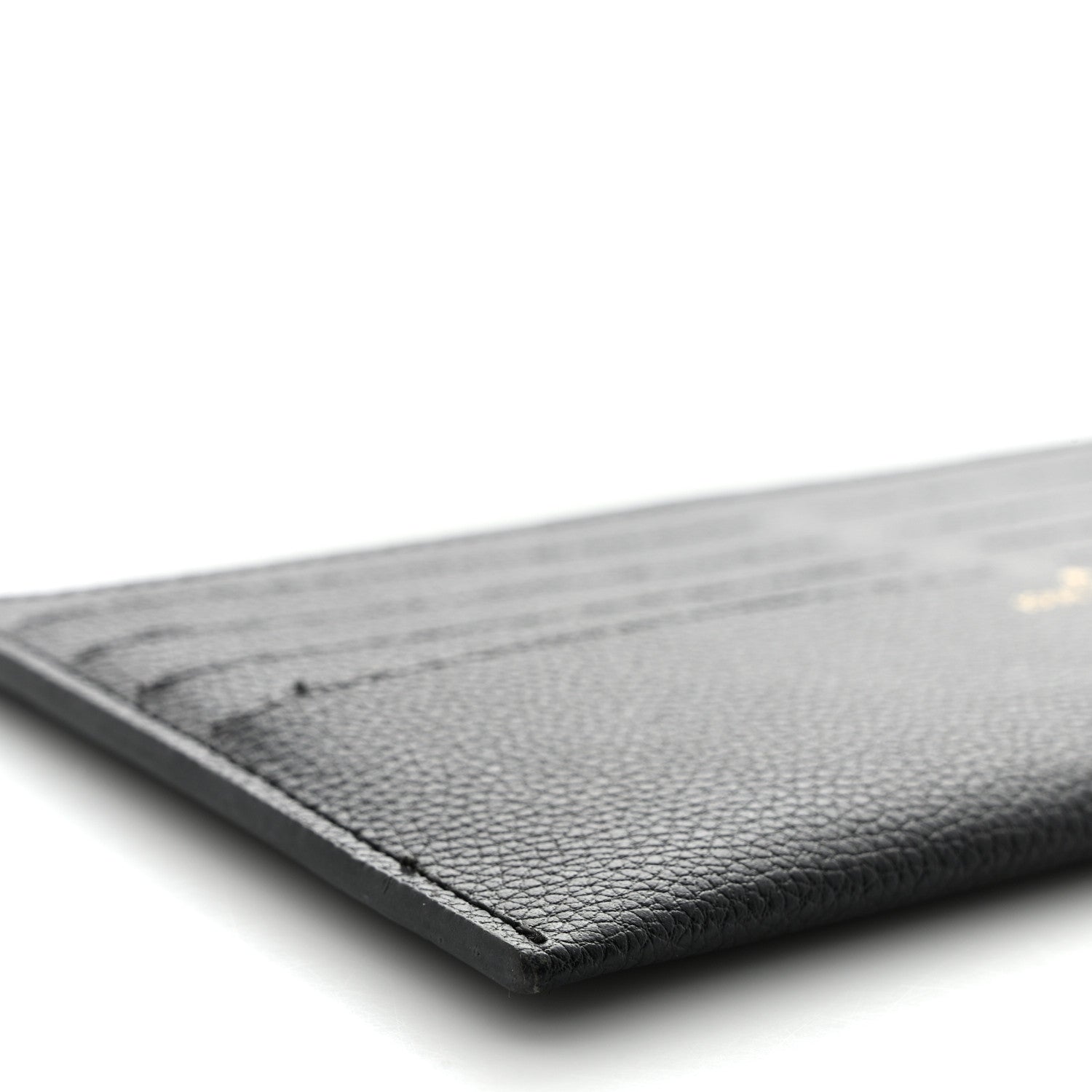 Louis Vuitton Calfskin Felicie Chain Wallet Card Holder Insert Black 7 of 8