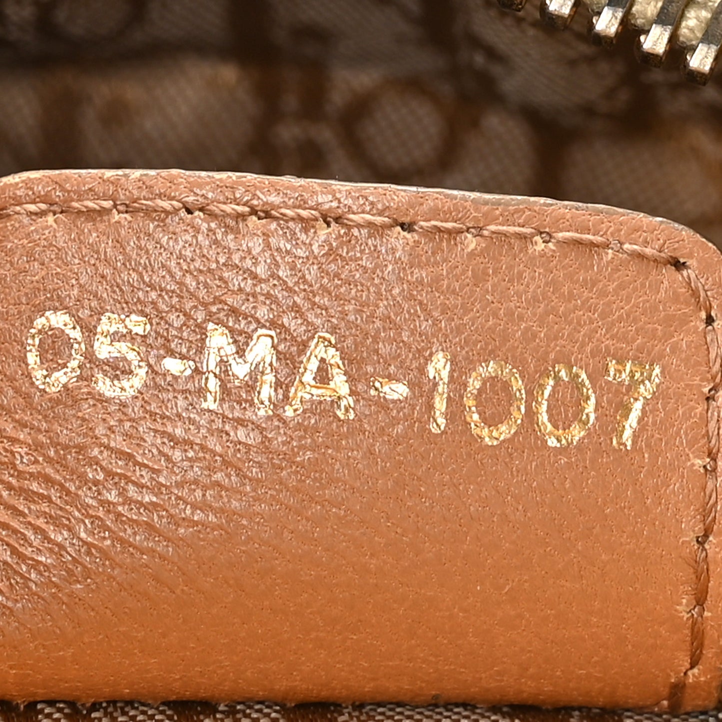 Patent Cannage Stitched Medium Lady Dior Dark Beige