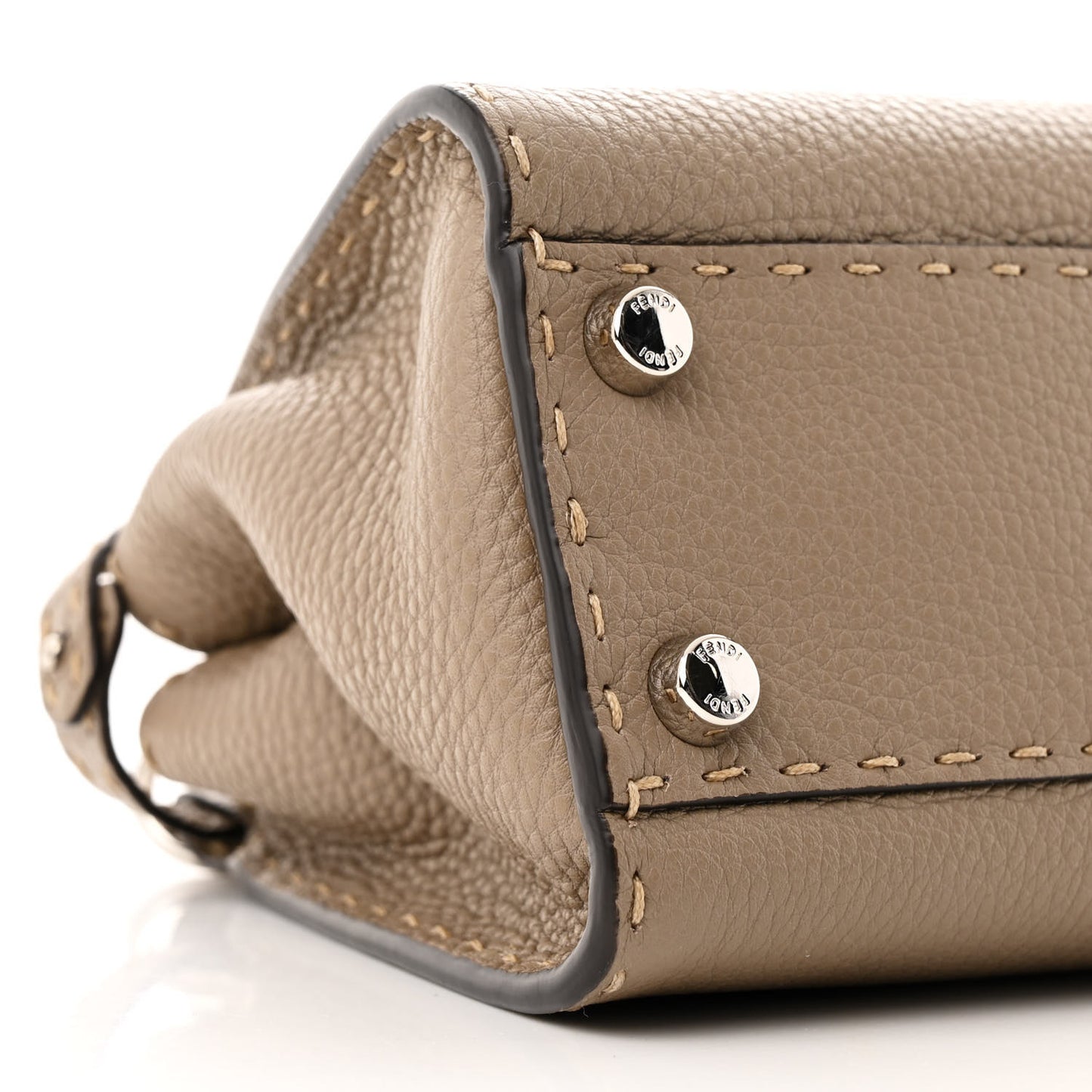 Cuoio Romano Snakeskin Selleria Mini Peekaboo Iconic Satchel Roccia Corda