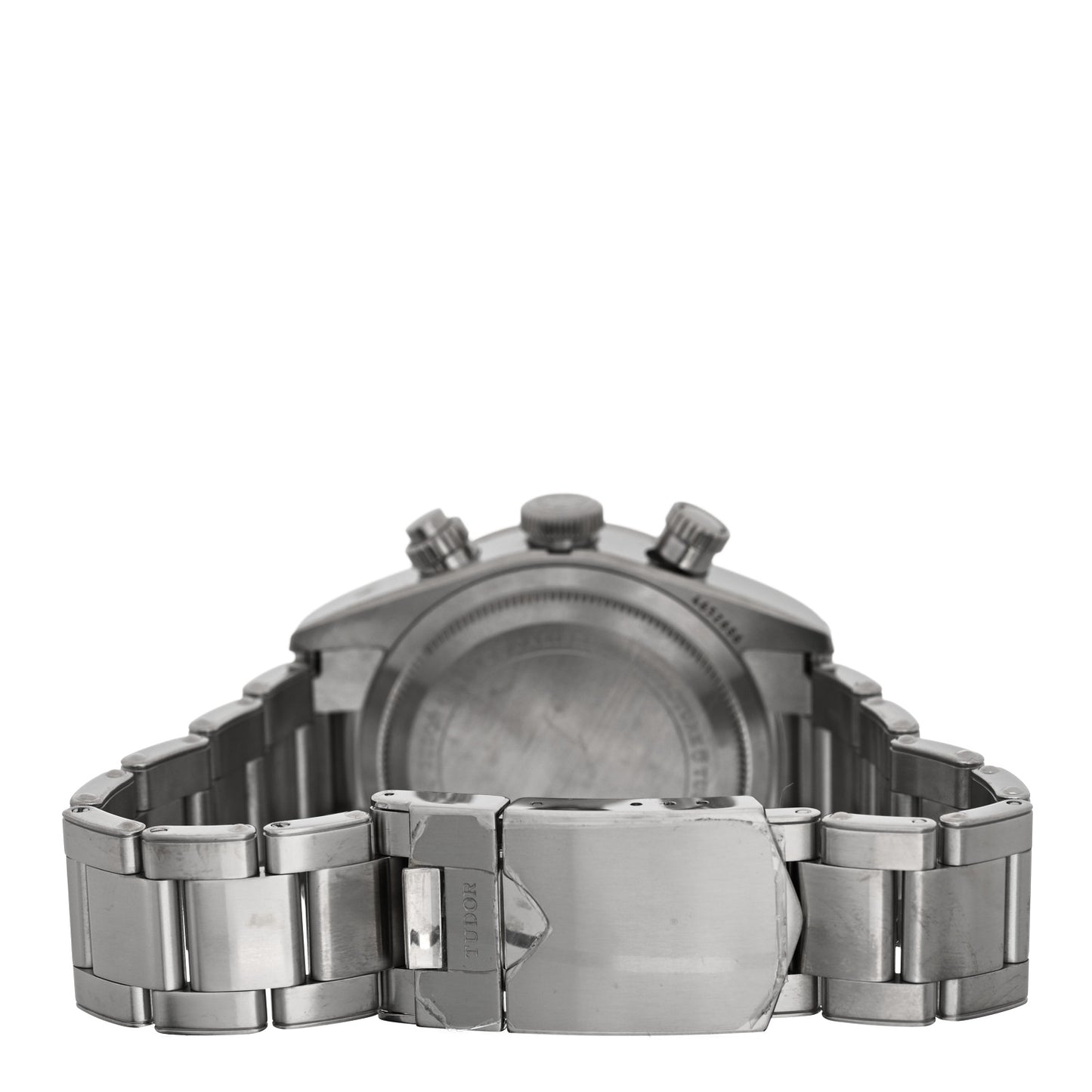 Stainless Steel 41mm Black Bay Chronograph Panda Automatic Watch White 79360N