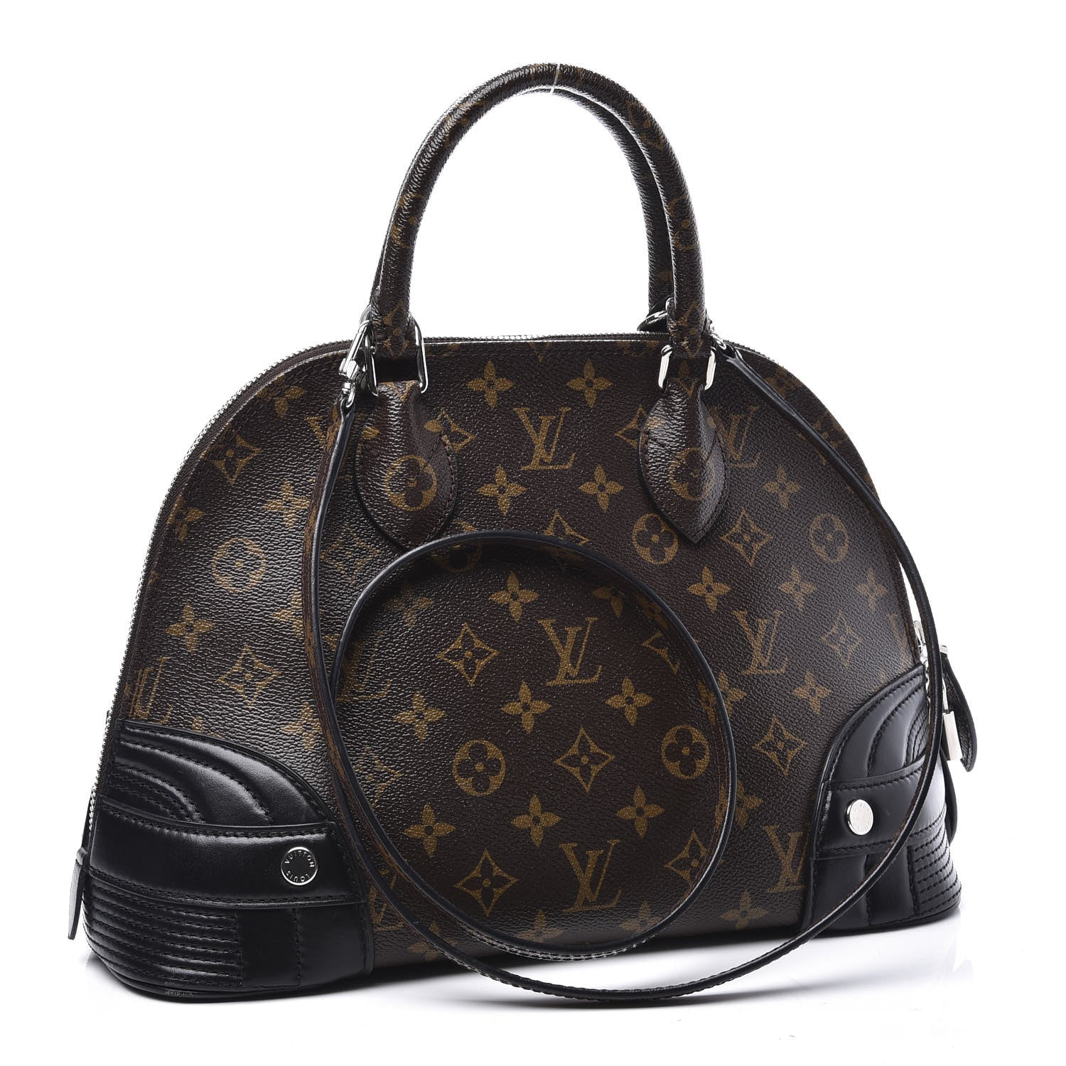 Louis Vuitton Shiny Monogram Alma PM Black 2 of 9