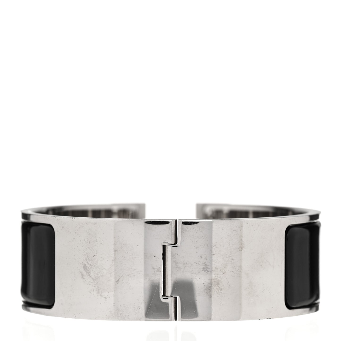 Enamel Wide Clic Clac H Bracelet PM Black