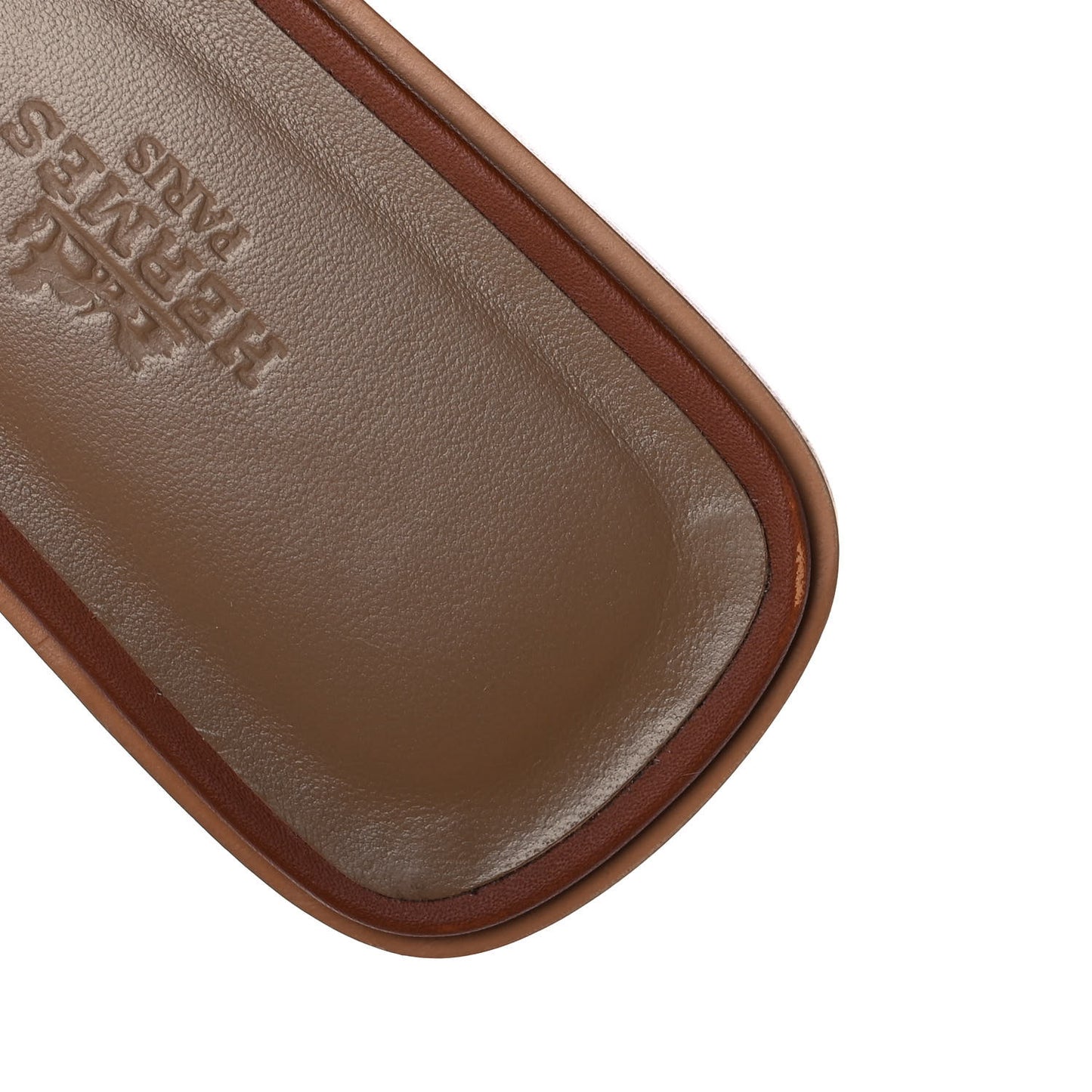 Box Calfskin Oran Sandals 38 Gold
