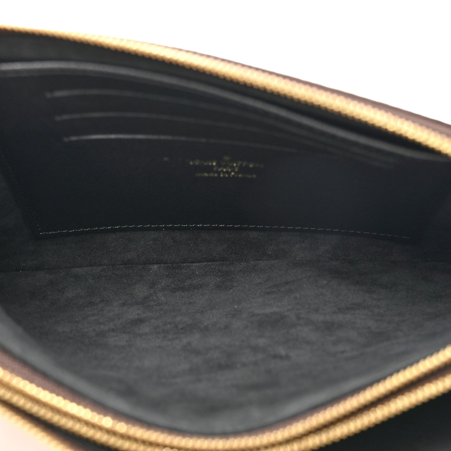 Reverse Monogram Giant Double Zip Pochette