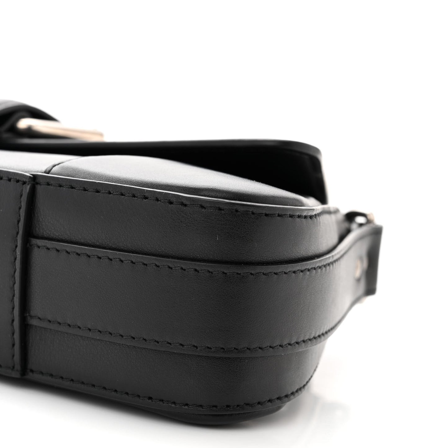 Smooth Calfskin Medium Lindsay Shoulder Bag Black