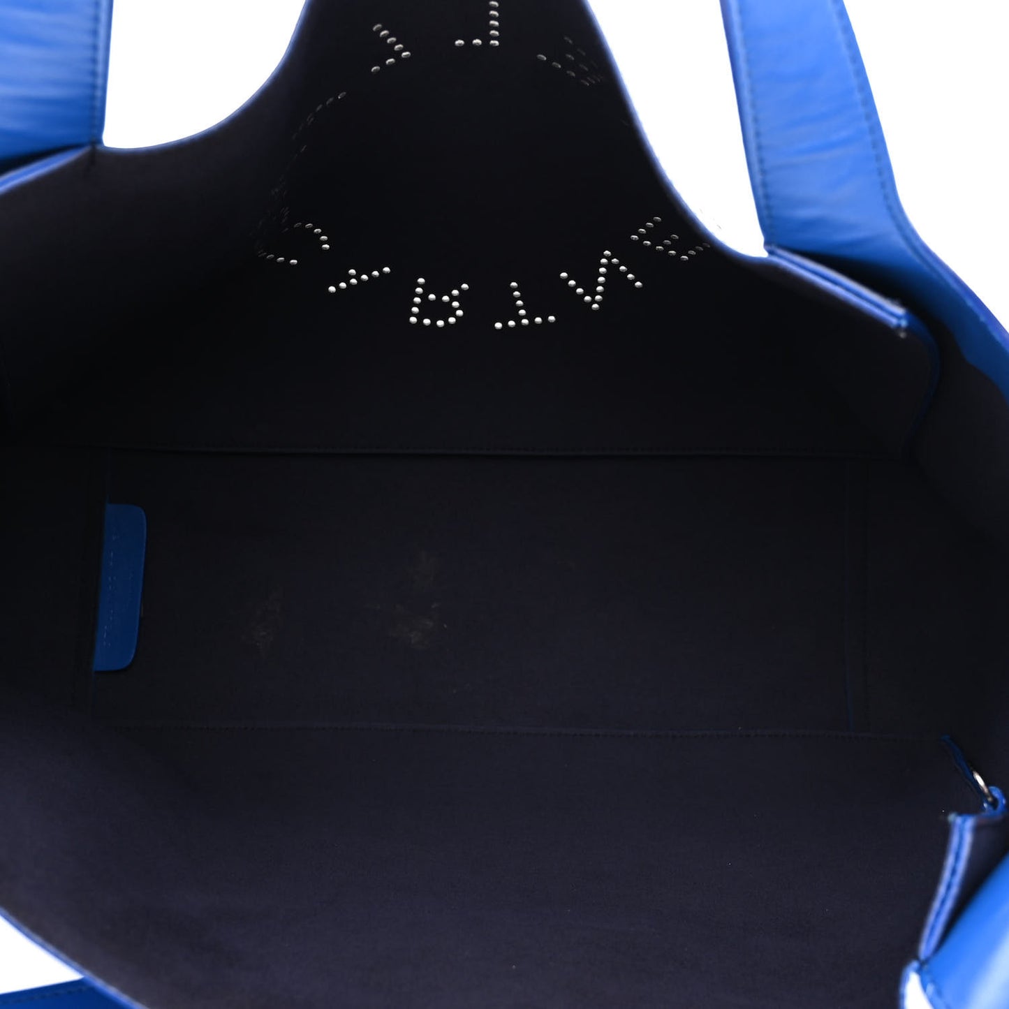 Eco Alter Nappa East West Perforated Tote Jewel Blue