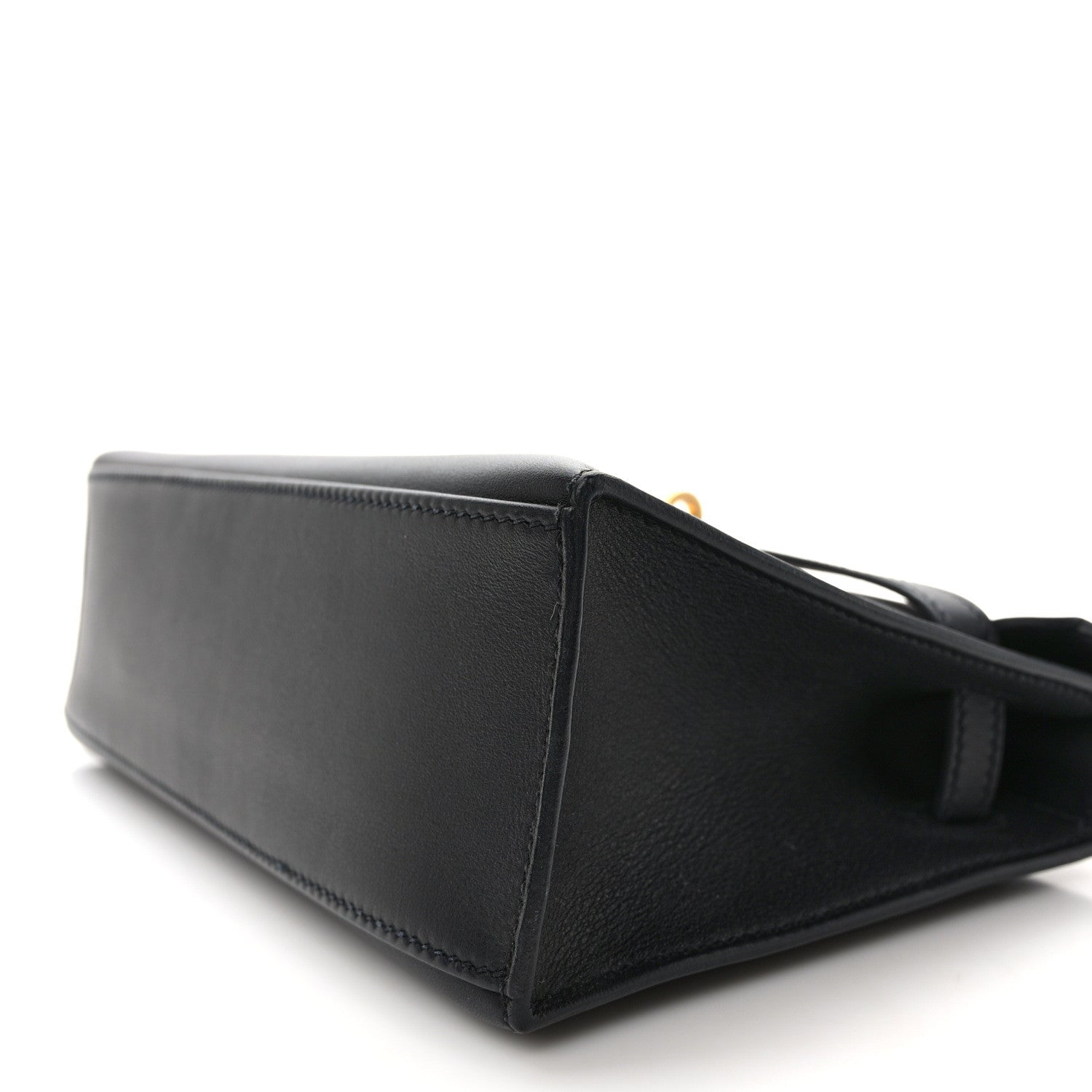 Hermes Swift Kelly Pochette Clutch Black 8 of 9