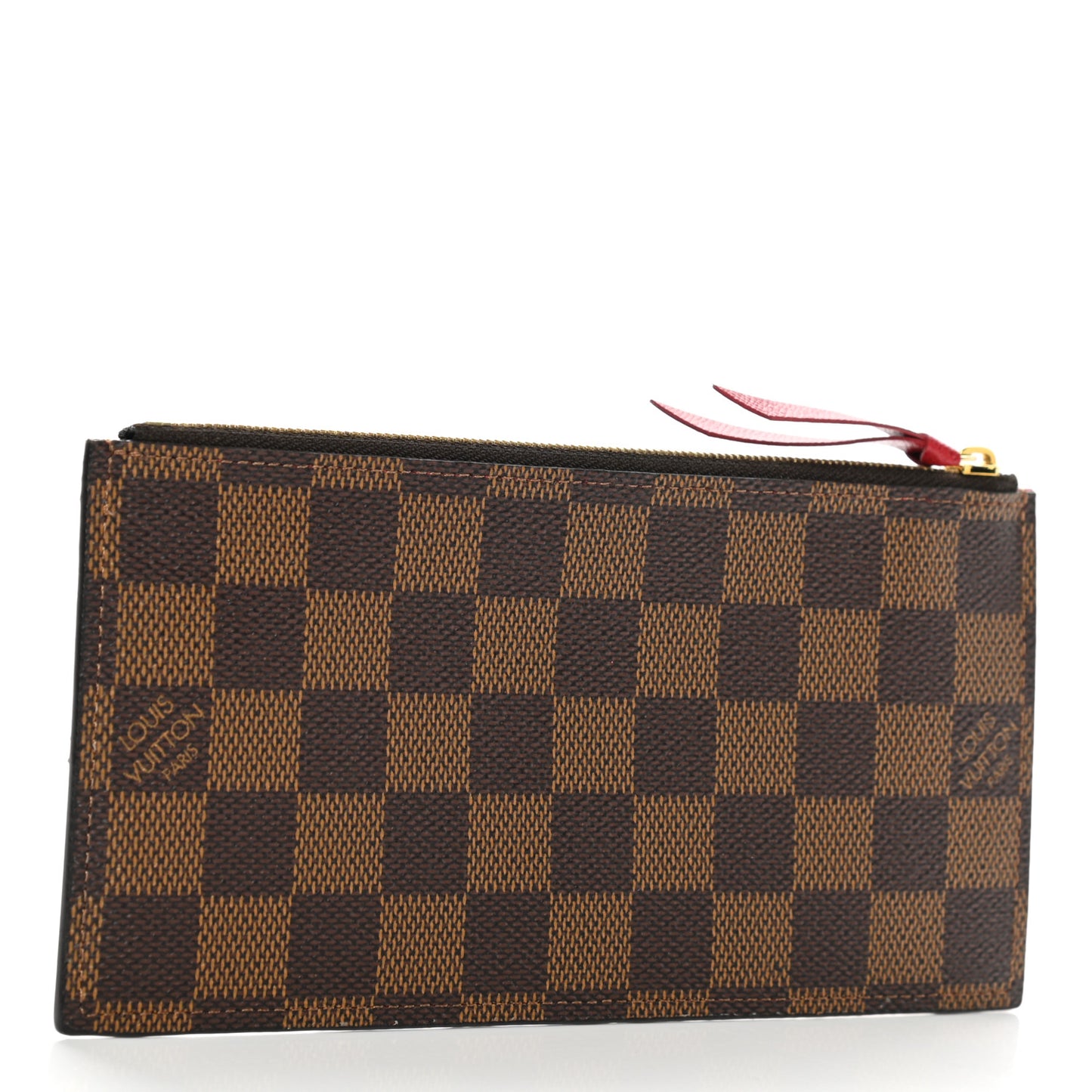 Damier Ebene Felicie Chain Wallet Zippered Insert