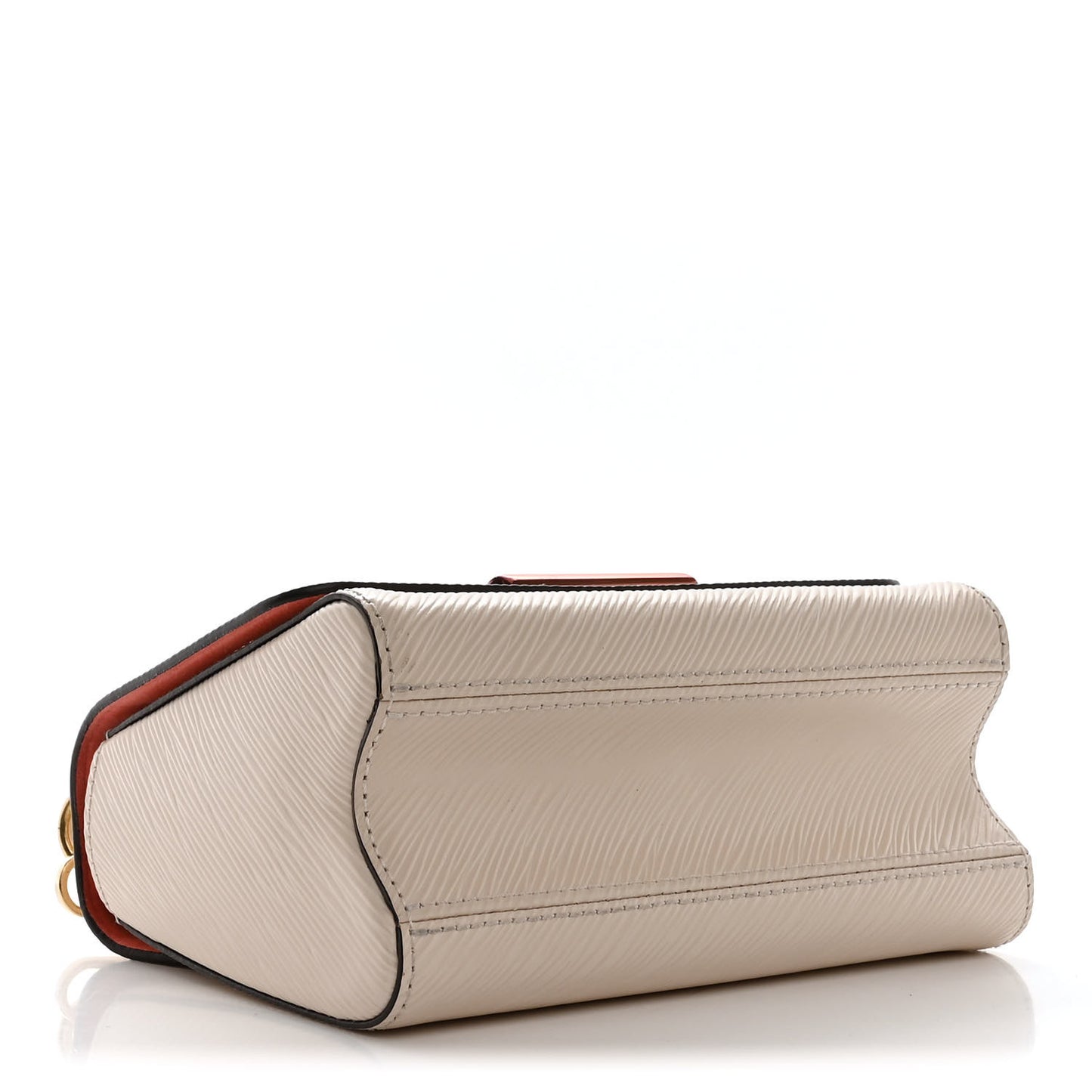 Epi Twist Shoulder Bag PM Quartz White Pink
