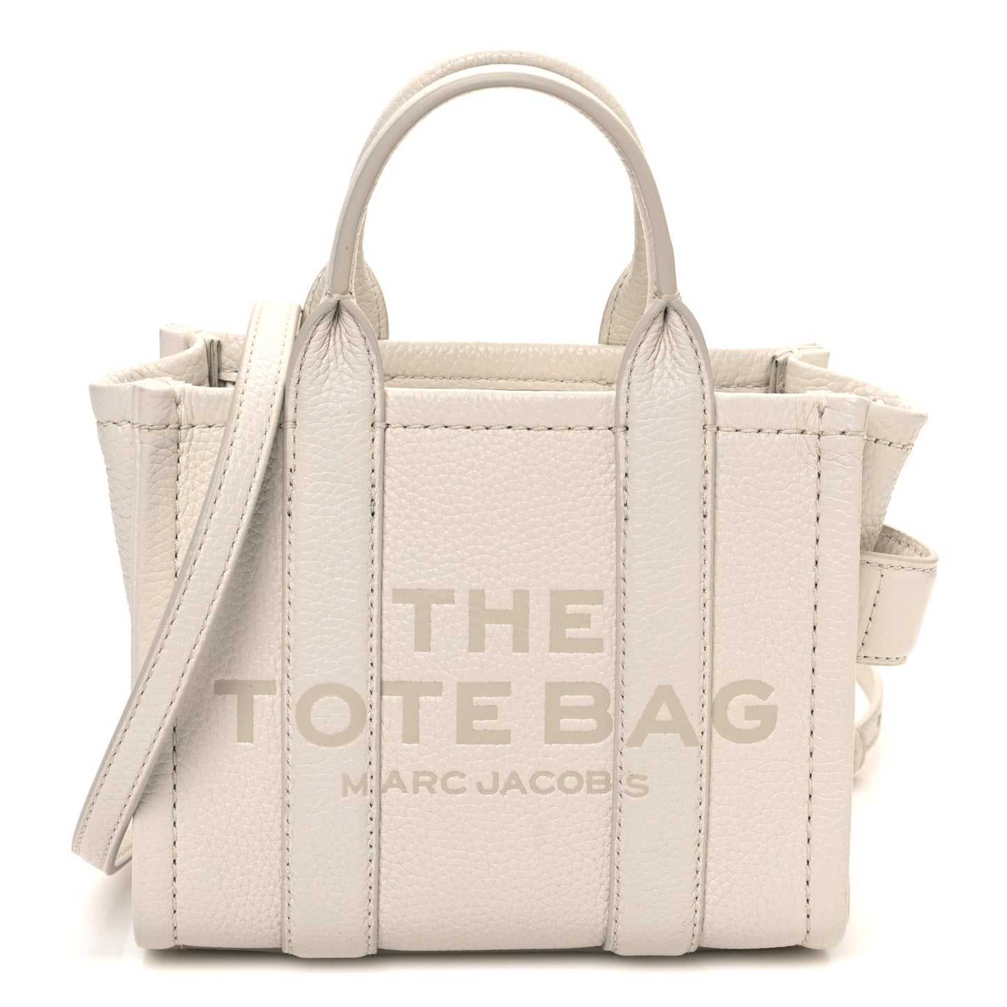 Grained Calfskin Mini The Tote Bag Cotton