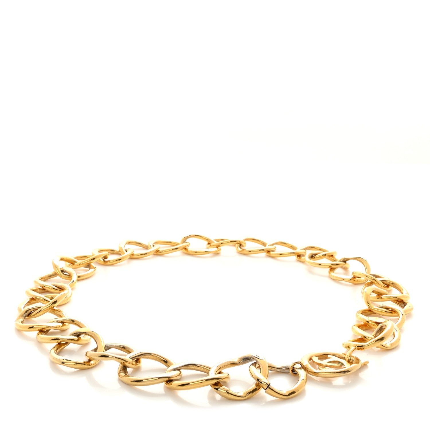 Chanel Metal Chain CC Belt Gold 1 of 3