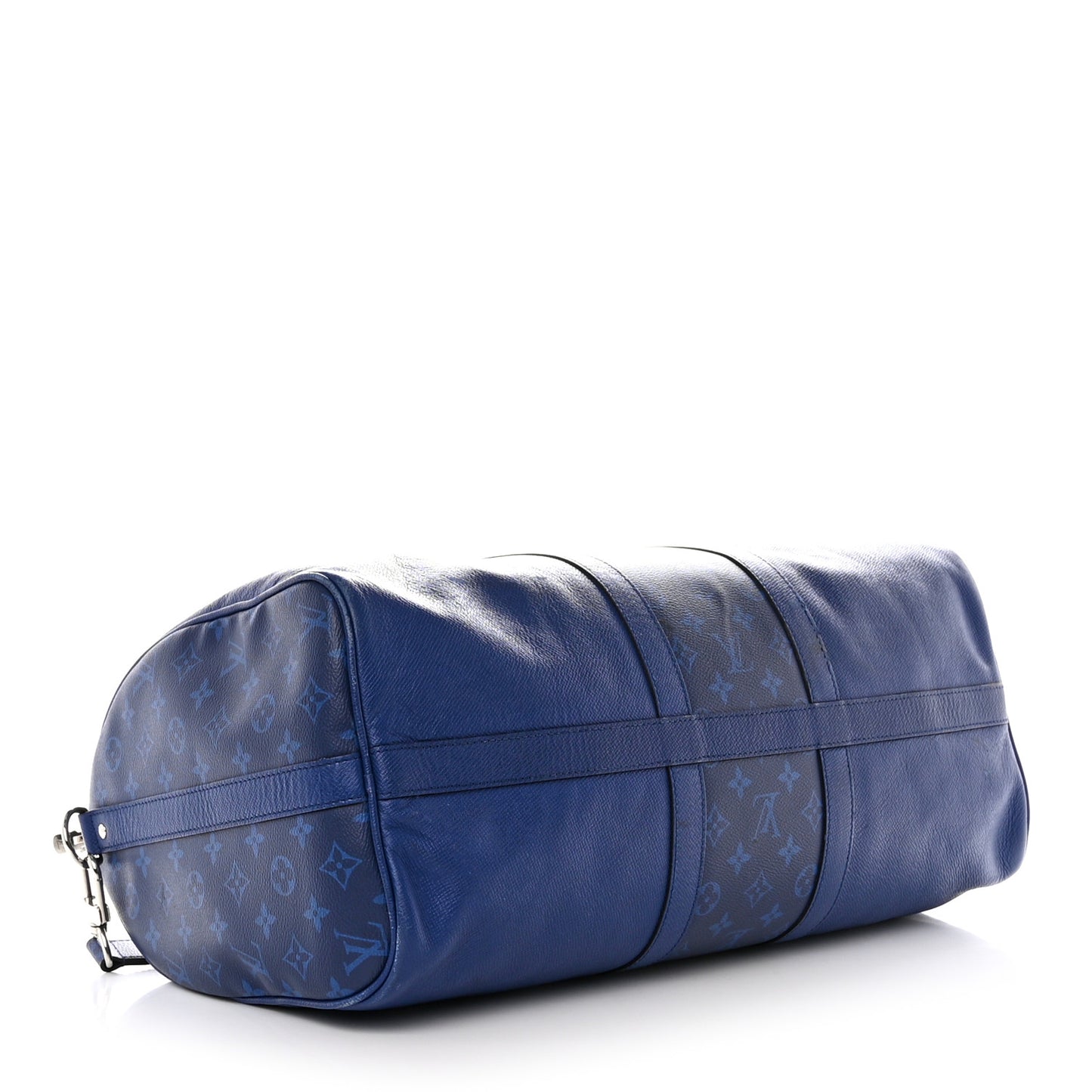 Taiga Monogram Eclipse Keepall Bandouliere 50 Pacific Blue
