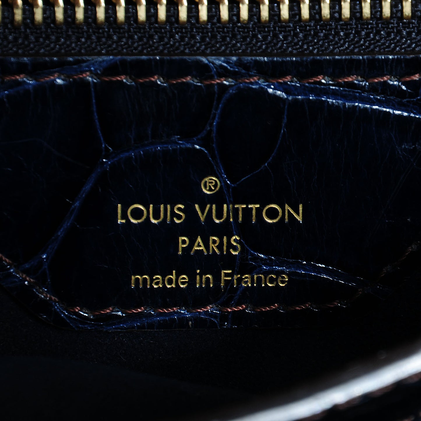 Monogram Python Alligator Monogramissime Bowling Bag Marine