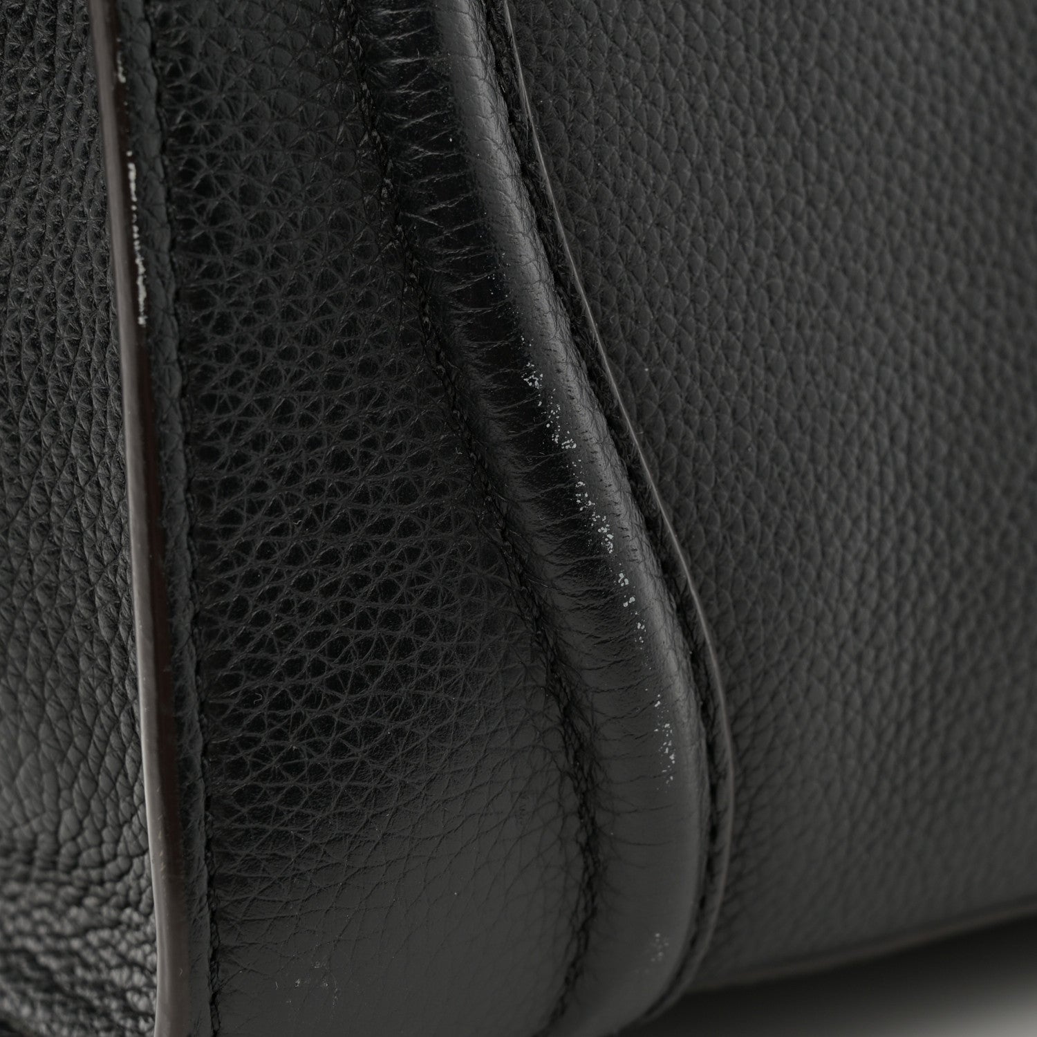 Celine Drummed Calfskin Mini Luggage Black 10 of 10